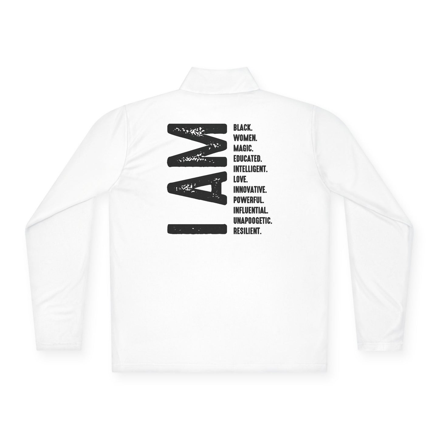 I’m Am | Version 3-SB-1| Quarter Zip Pullover| 2-Sided Print