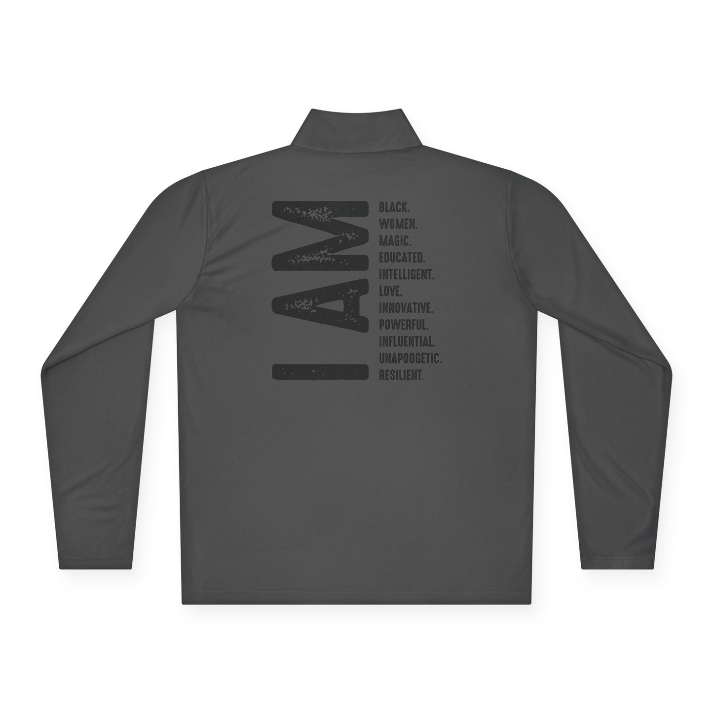 I’m Am | Version 3-SB-1| Quarter Zip Pullover| 2-Sided Print