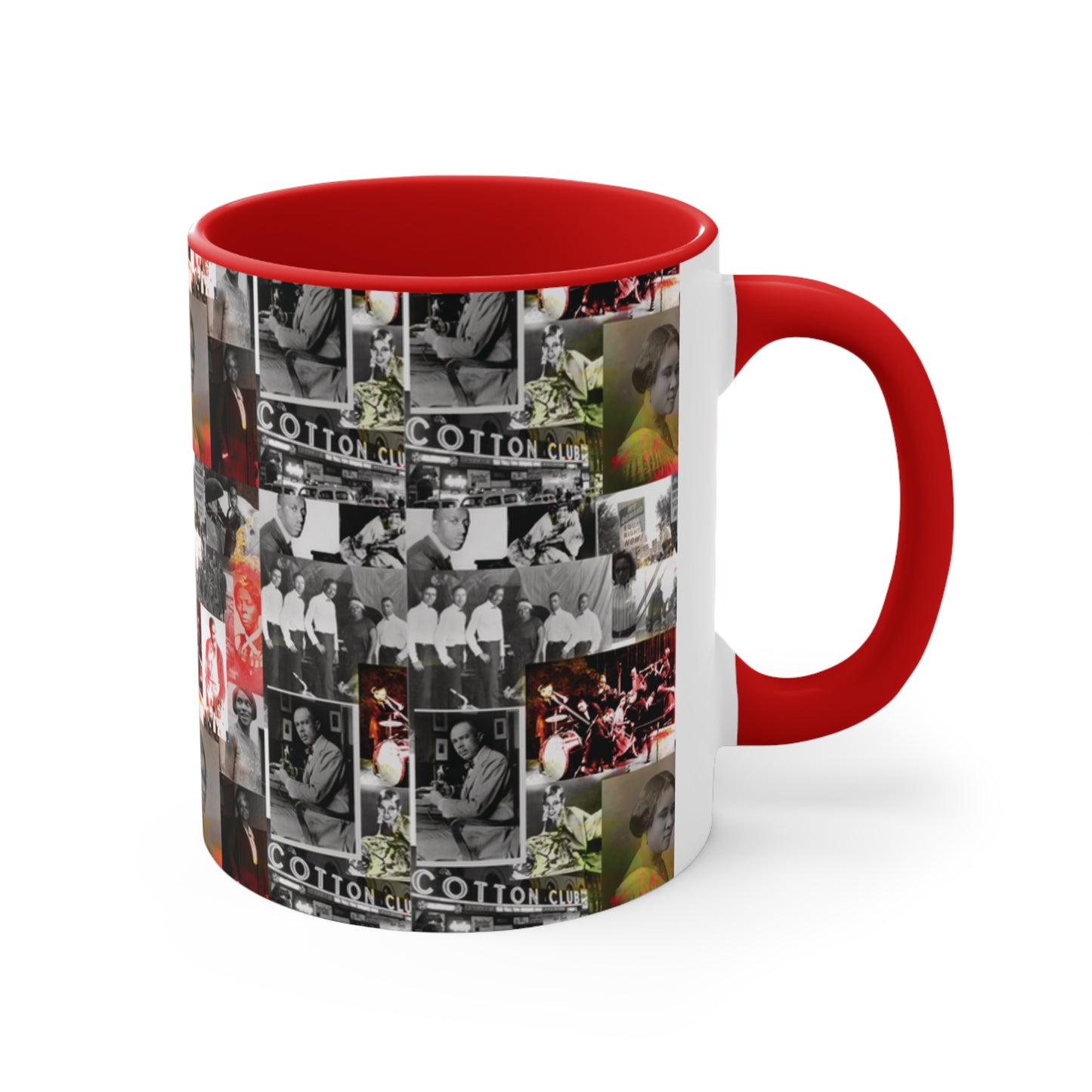 Black History 1920's Greatness (Red) (Accent Mug)|Coffee & Tea Mug | Full Print| 11 Oz.