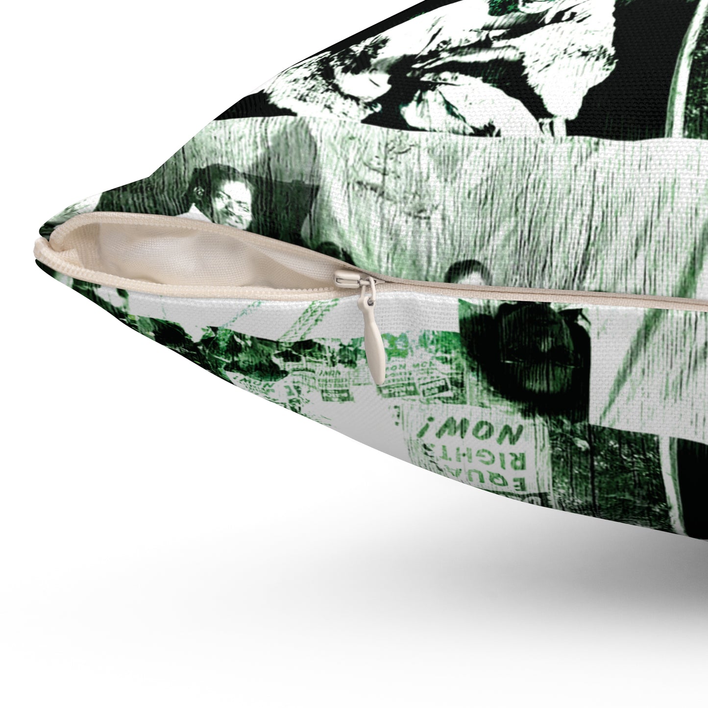 Black History 1920's Greatness | Square Pillow |Green