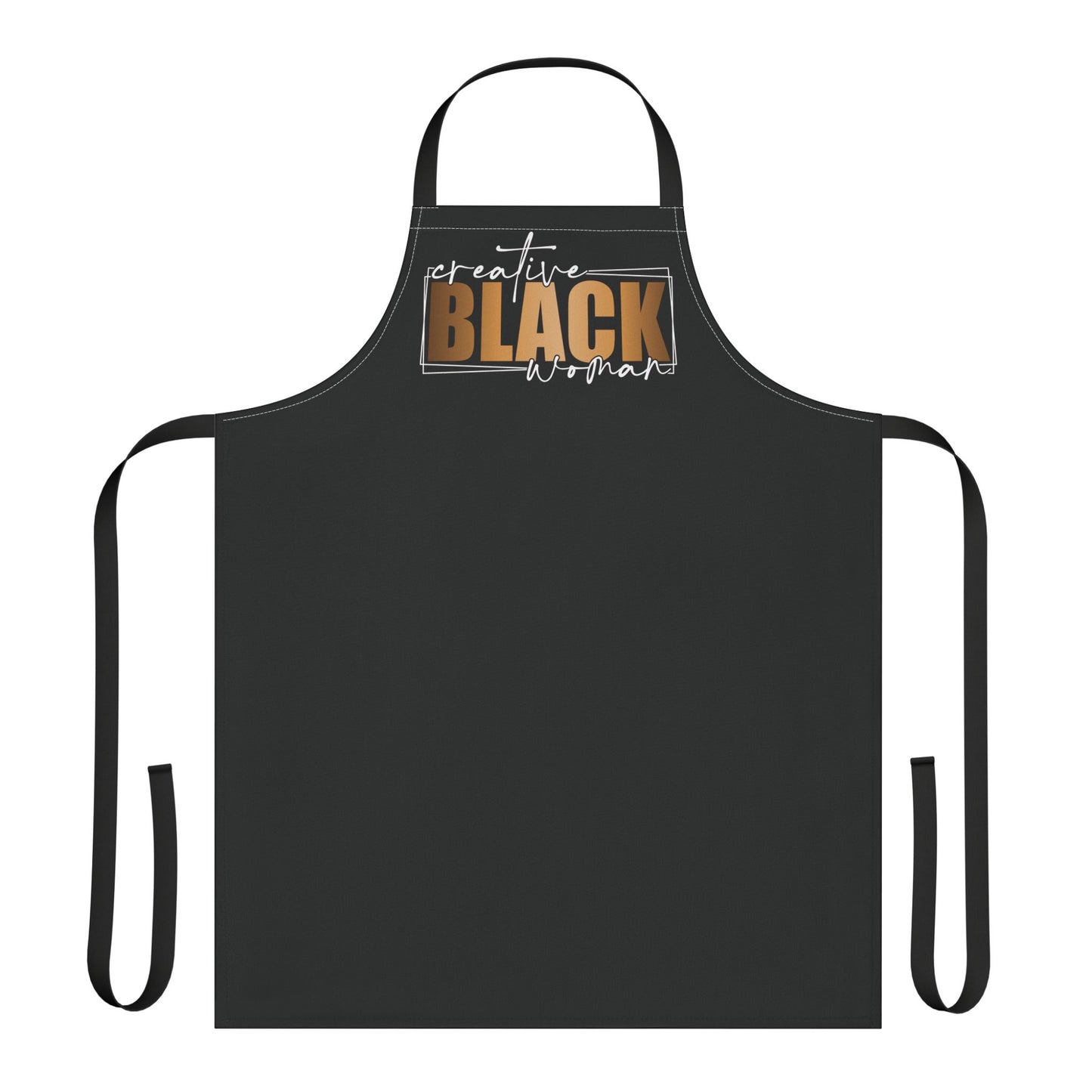 Creative Black Women |Apron| Black| Black Strap