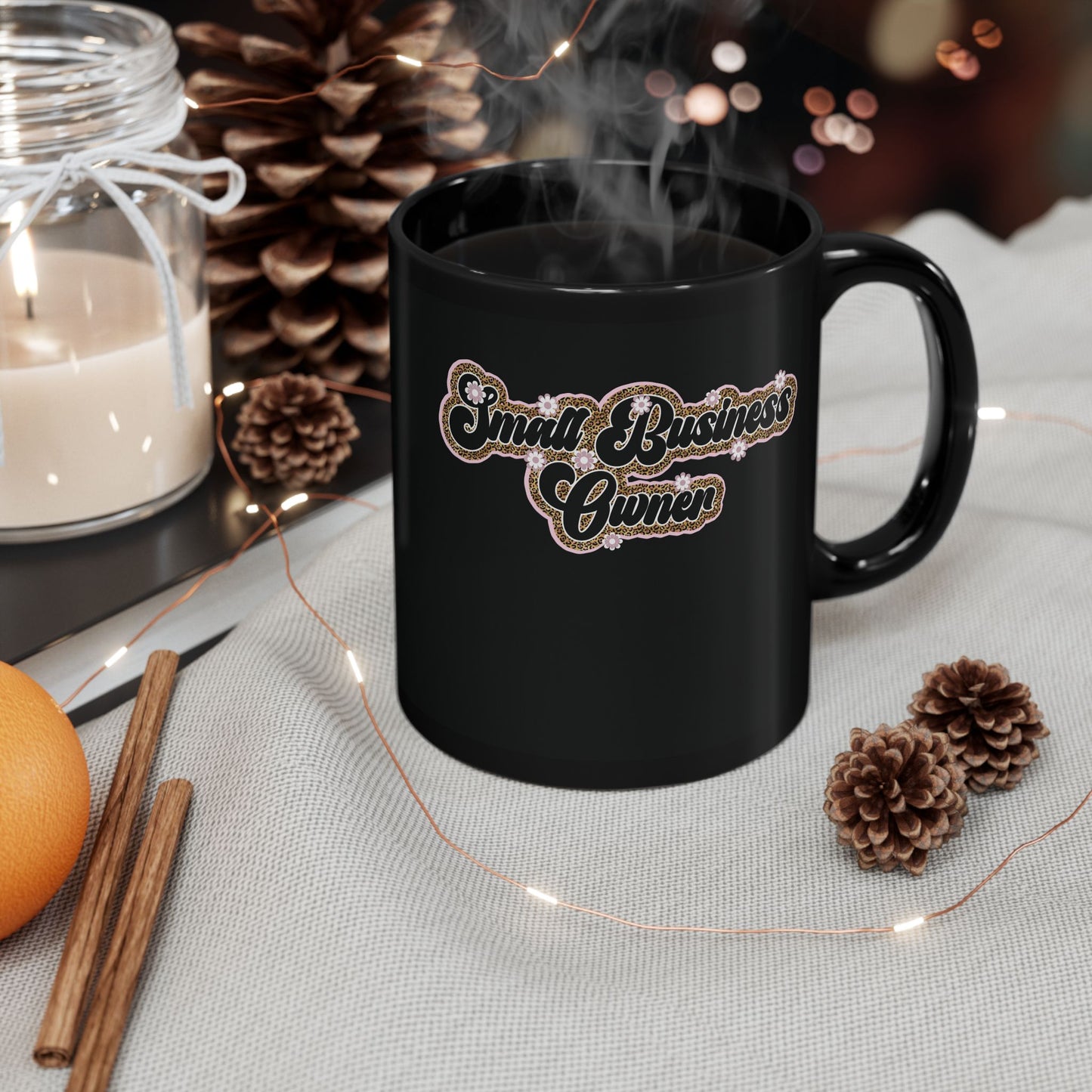 Small Business Owner | Version 3 | 11oz or 15 oz Mug| Black