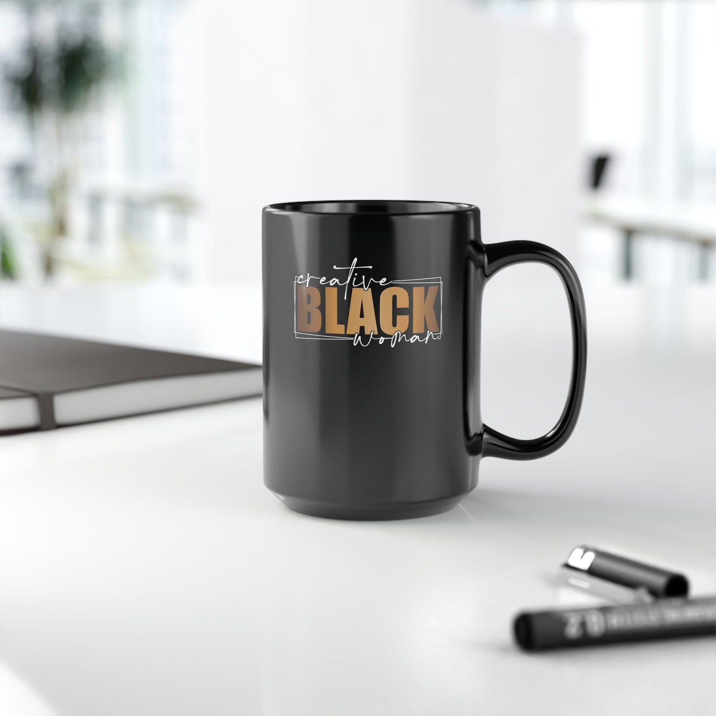 Creative Black Women | 11oz or 15 oz Mug| Black