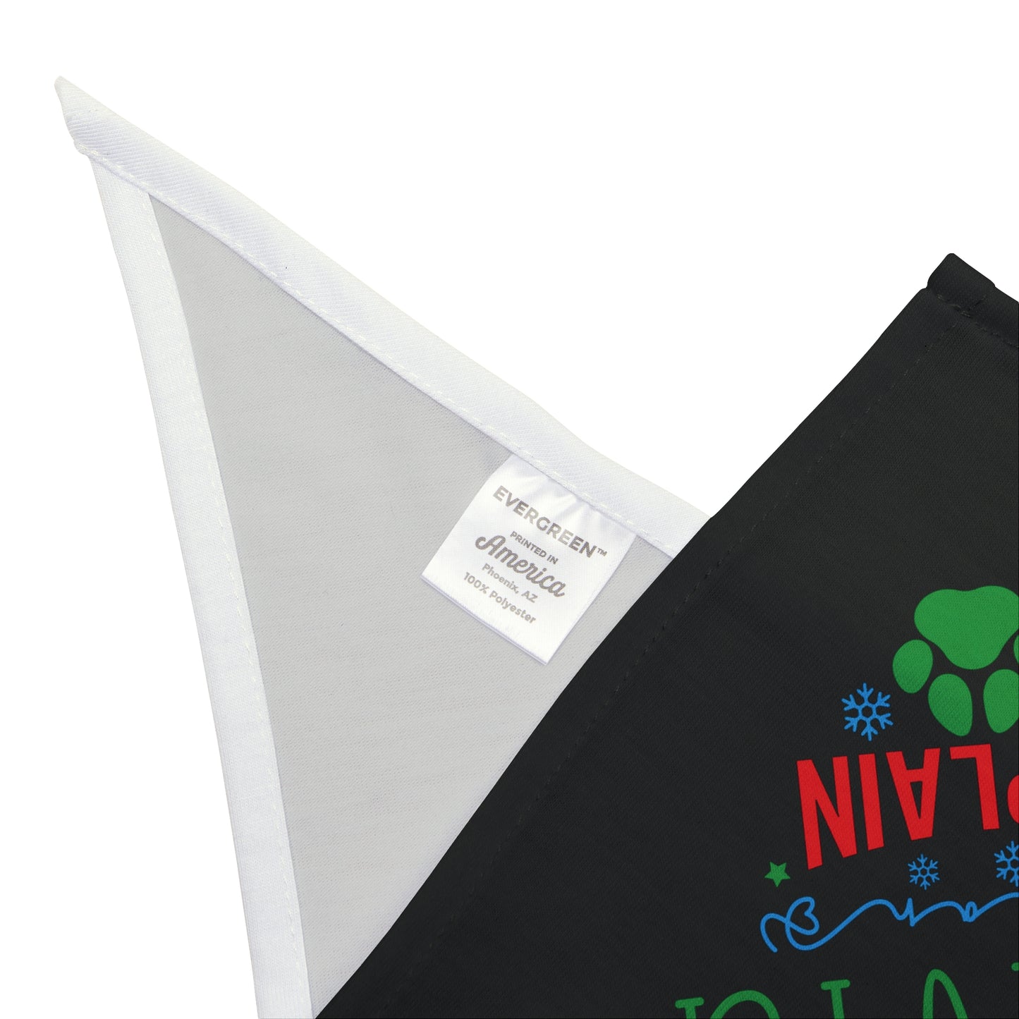 Dear Santa….Explain |Pet Bandana | Black