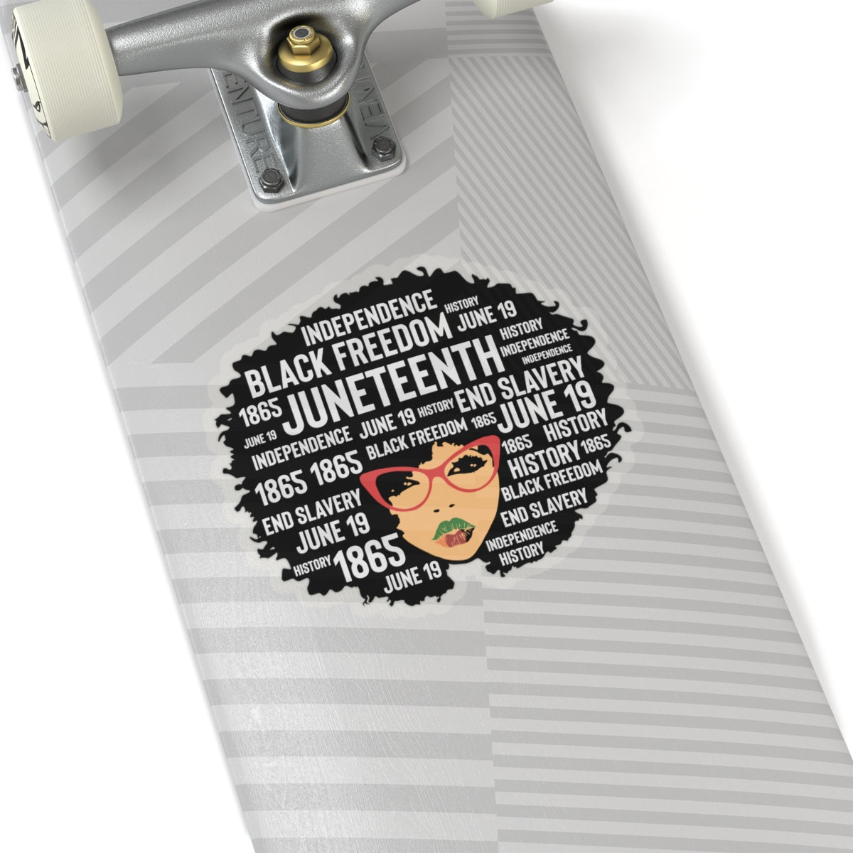 Juneteenth Classy Women's (Version 1)| Kriss-Cut Stickers