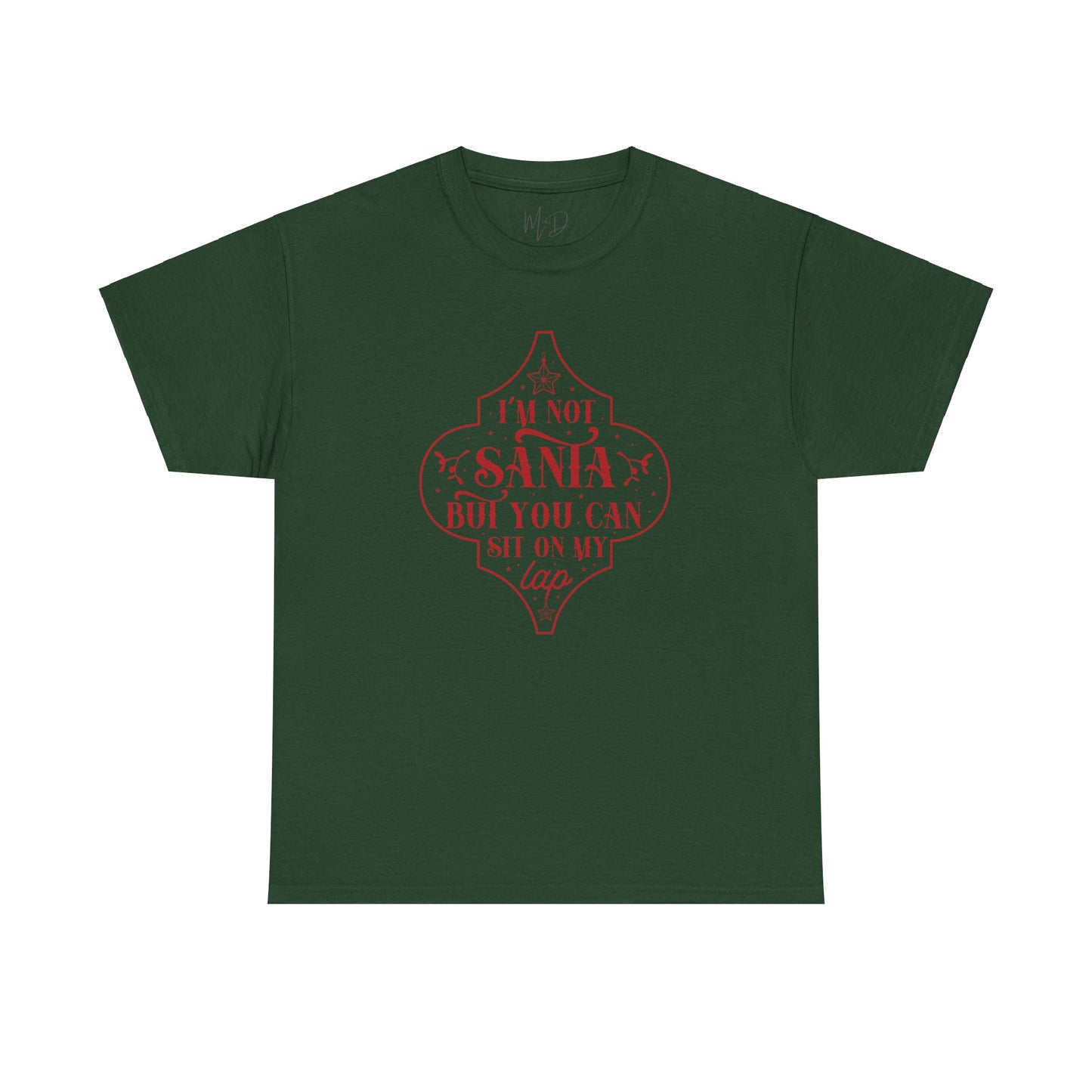 I’m Not Santa, But You Can Sit on My Lap | T-Shirt | Red Print