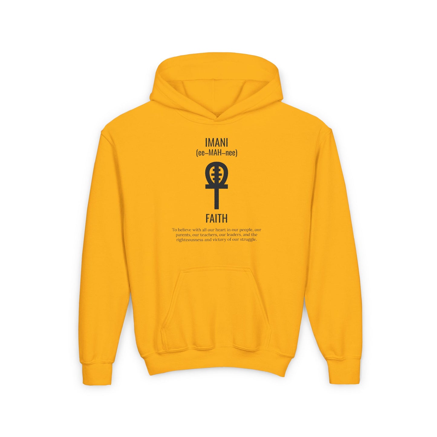 Imani (Day 7) Faith | Youth Hooded Sweatshirt