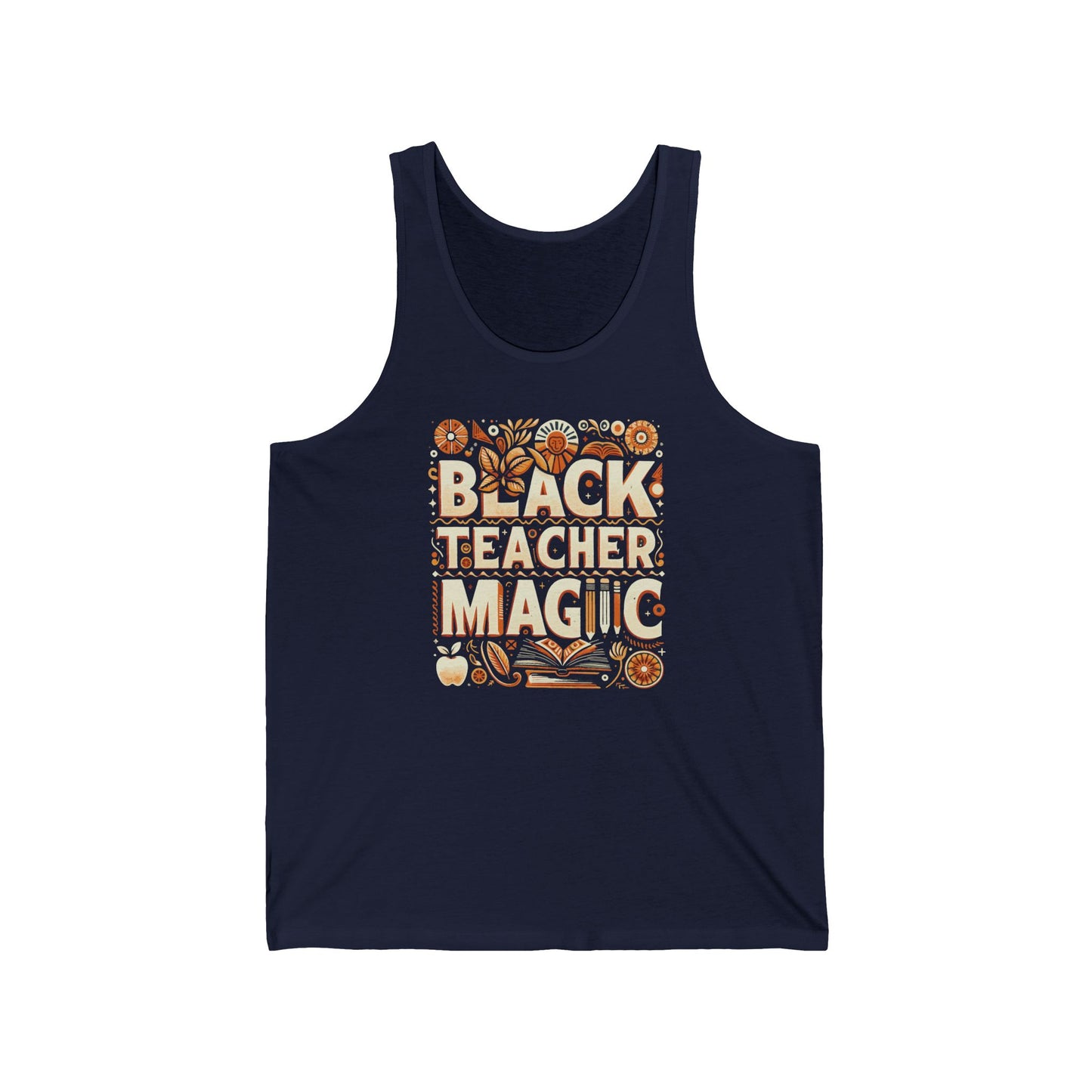 Black Teacher Magic (Fall) Tank Top Unisex
