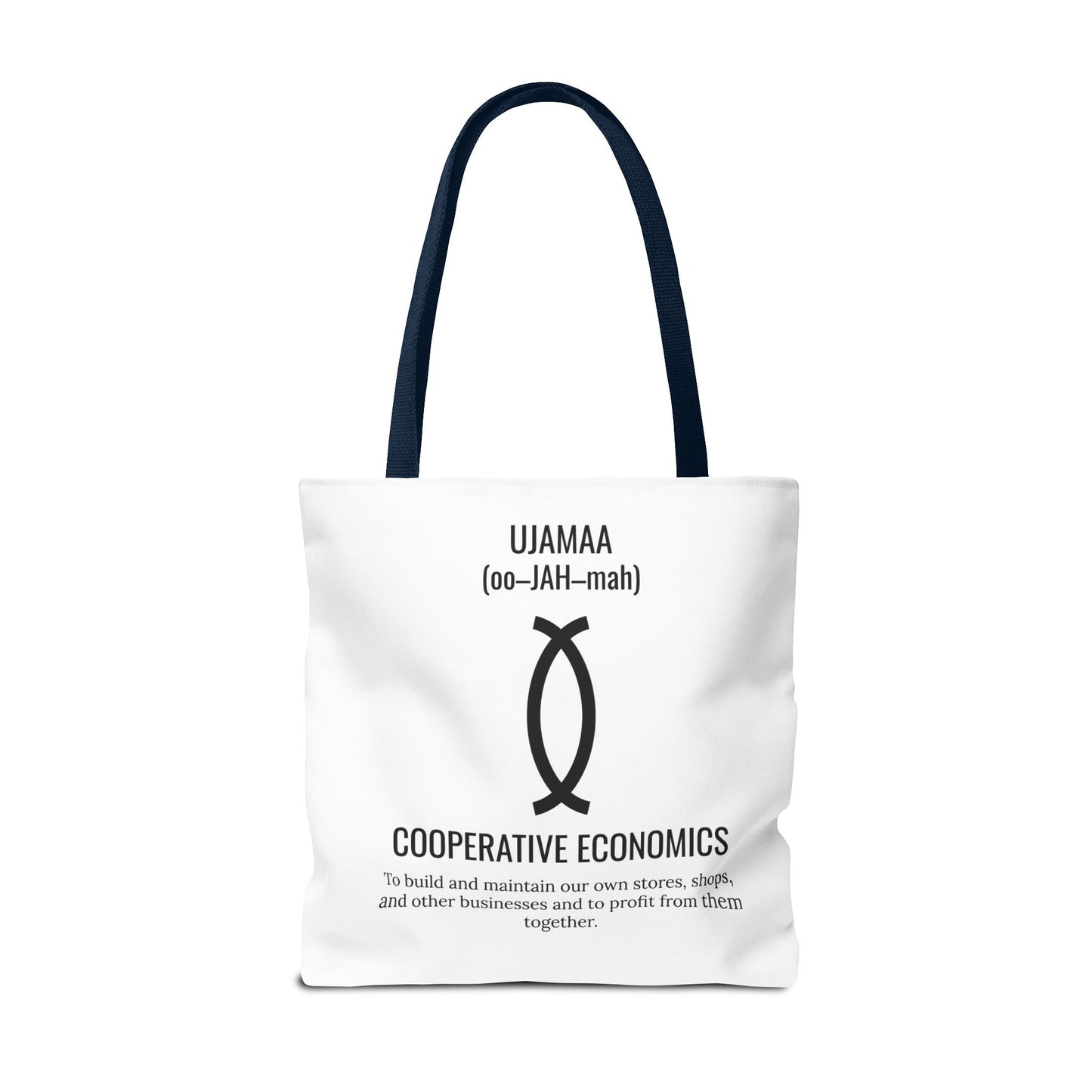 Ujamaa (Day 4) |Cooperative Economics | Tote Bag | White