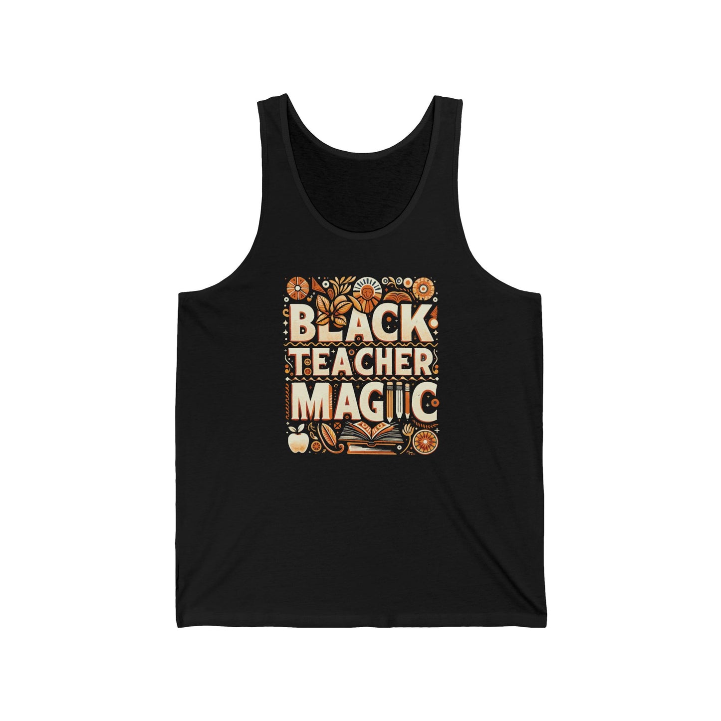 Black Teacher Magic (Fall) Tank Top Unisex