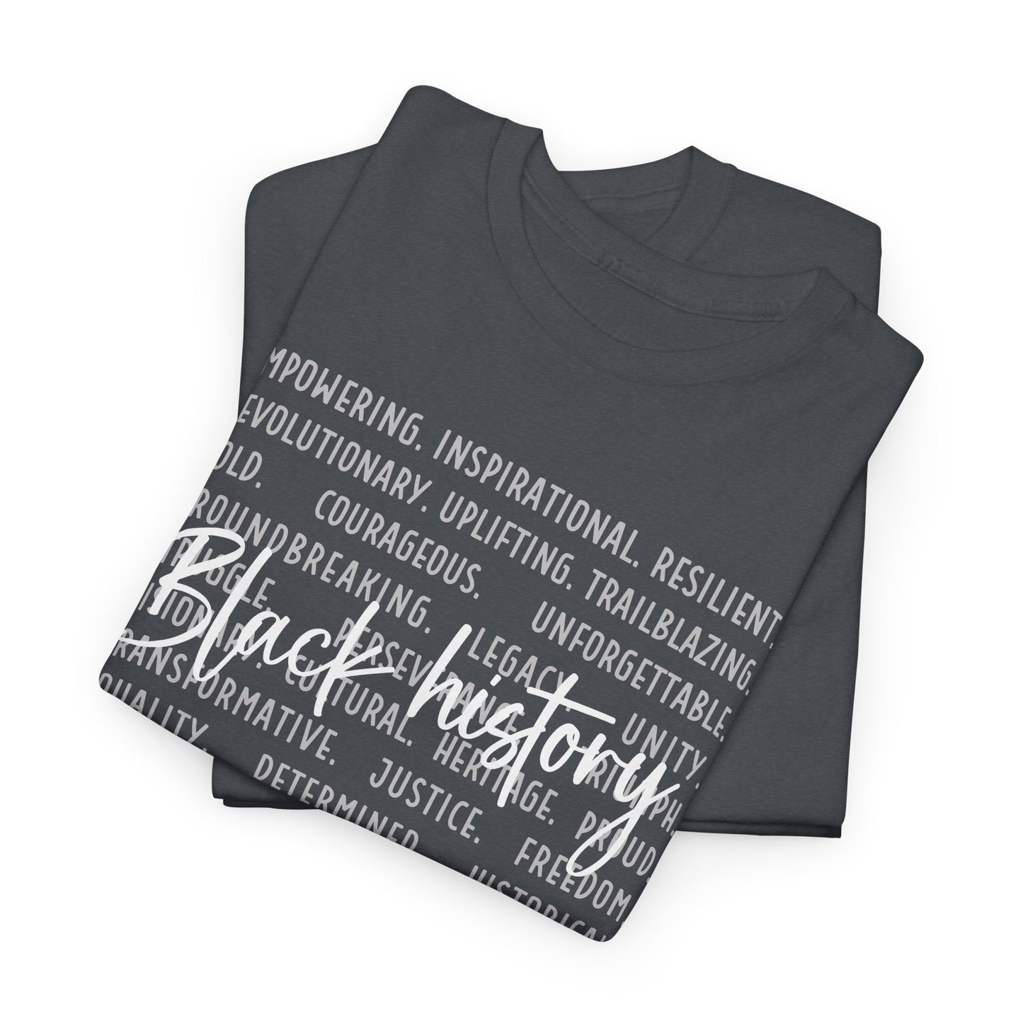 Black History - Empowerment | White Font | T-Shirt