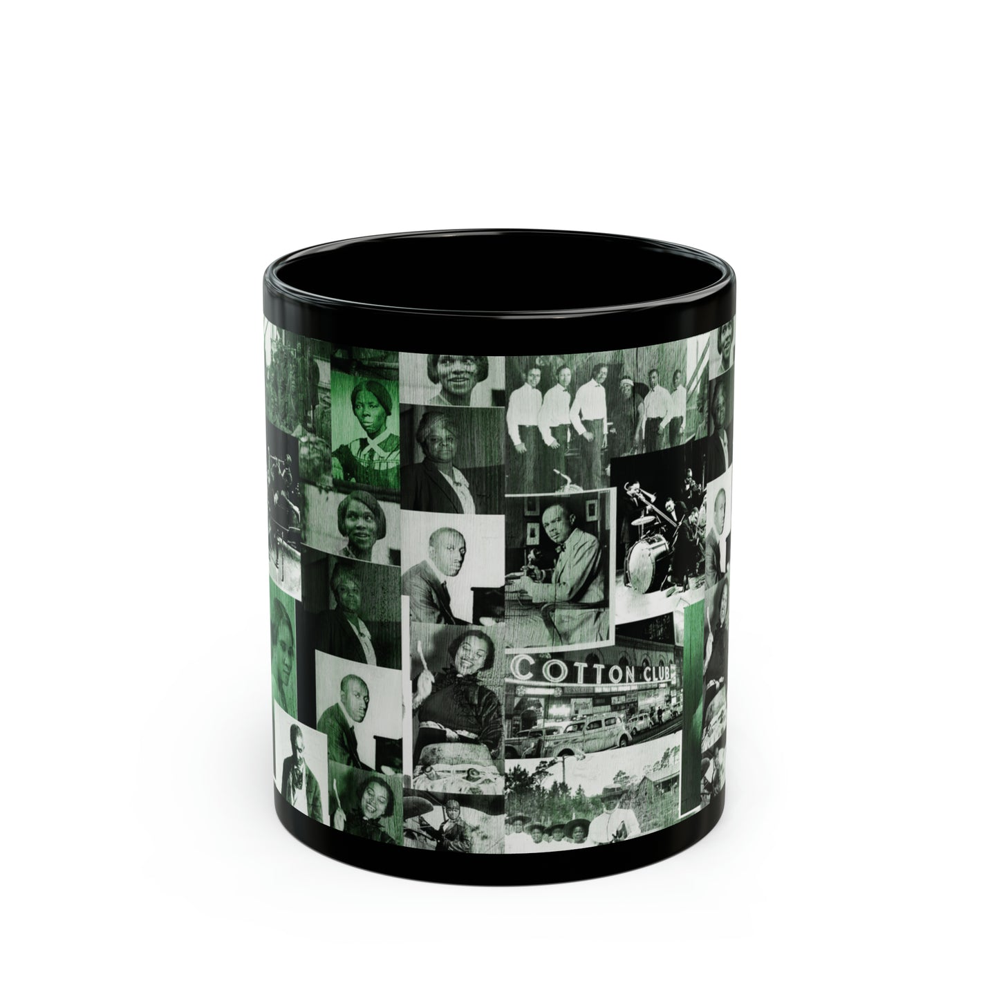 Black History 1920's Greatness (Green) (Black Version) |Coffee & Tea Mug | Full Print| 11 Oz.