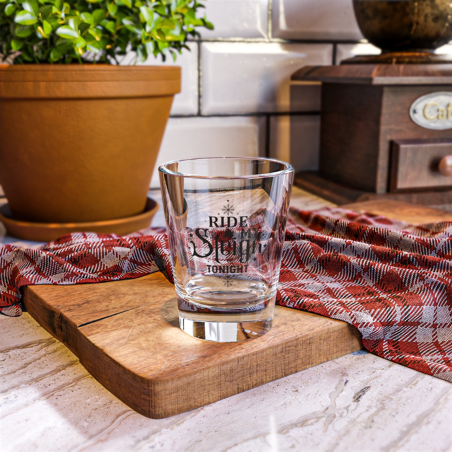 Ride My Sleigh Tonight | 1.5 oz Shot Glass