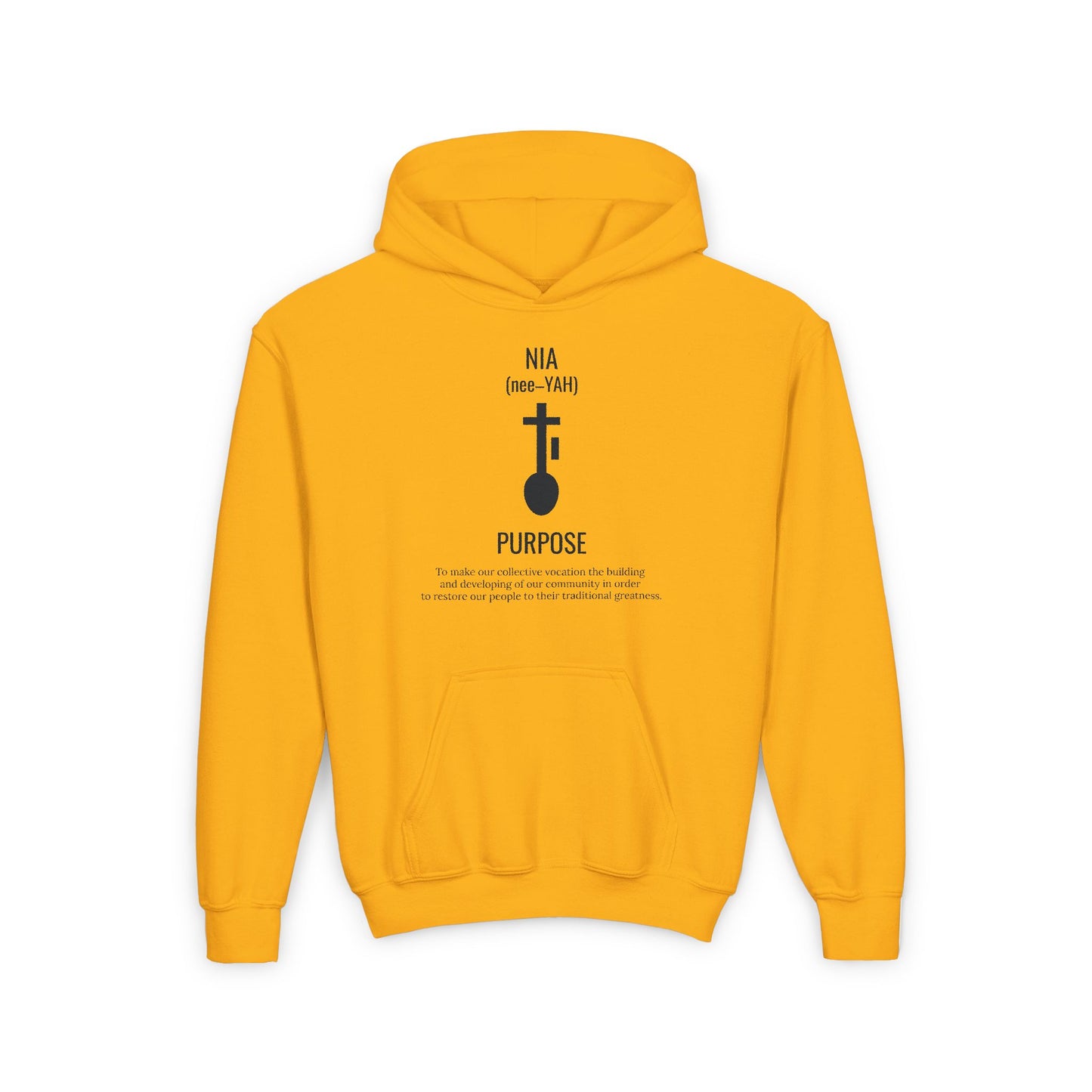 Nia (Day 5) | Purpose | Youth Hooded Sweatshirt