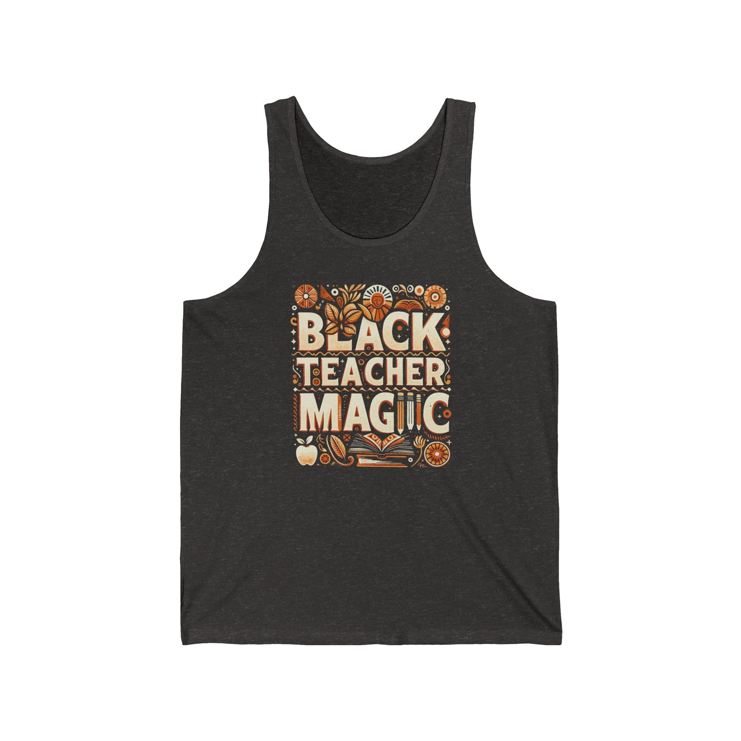 Black Teacher Magic (Fall) Tank Top Unisex