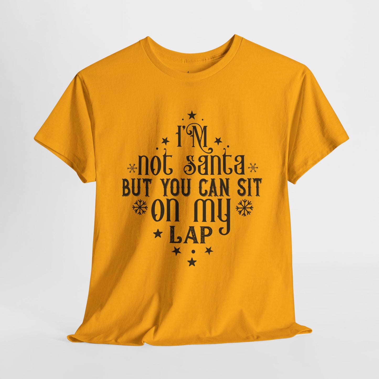 I’m Not Santa, But You Can Sit on My Lap | T-Shirt | Black Print