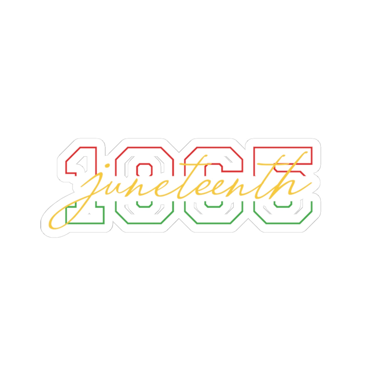 Juneteenth Multicolor (Version 1)| Kriss-Cut Stickers |