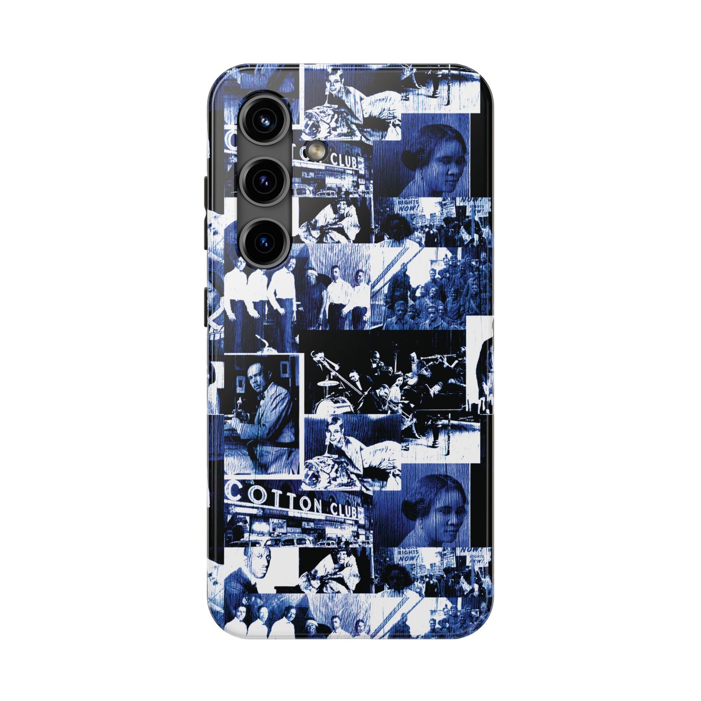 Black History 1920's Greatness (Blue) (Black Version) Samsung Case