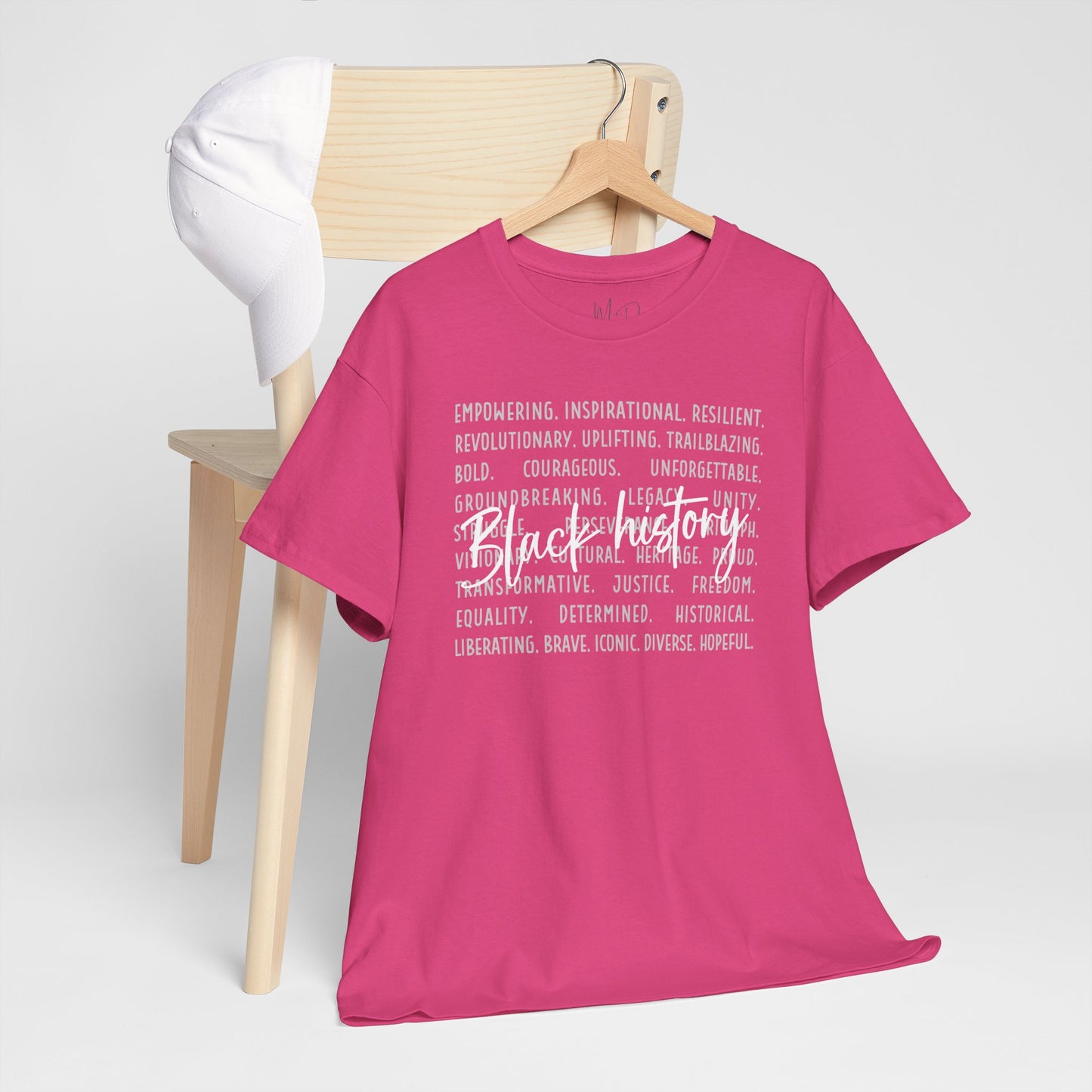Black History - Empowerment | White Font | T-Shirt
