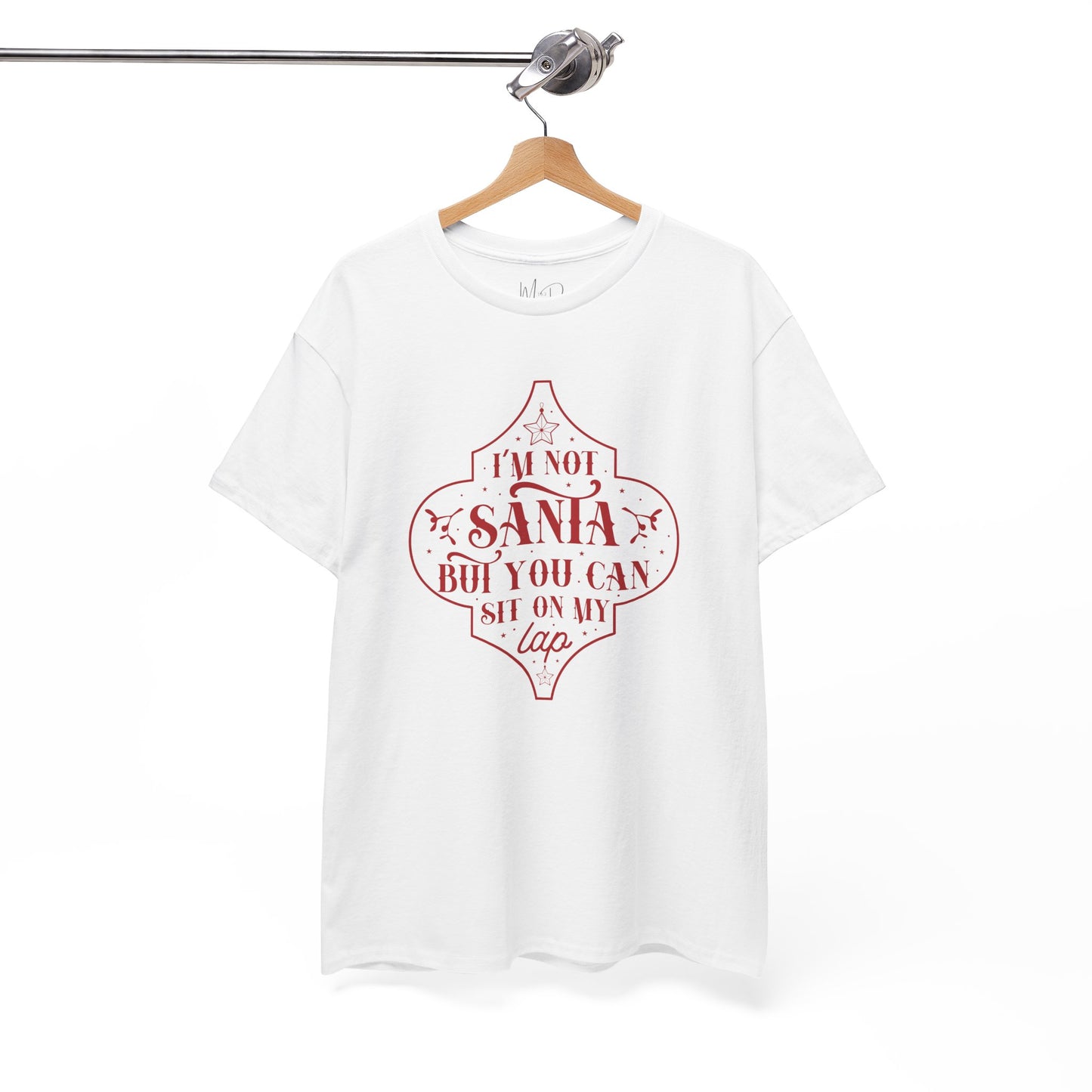 I’m Not Santa, But You Can Sit on My Lap | T-Shirt | Red Print