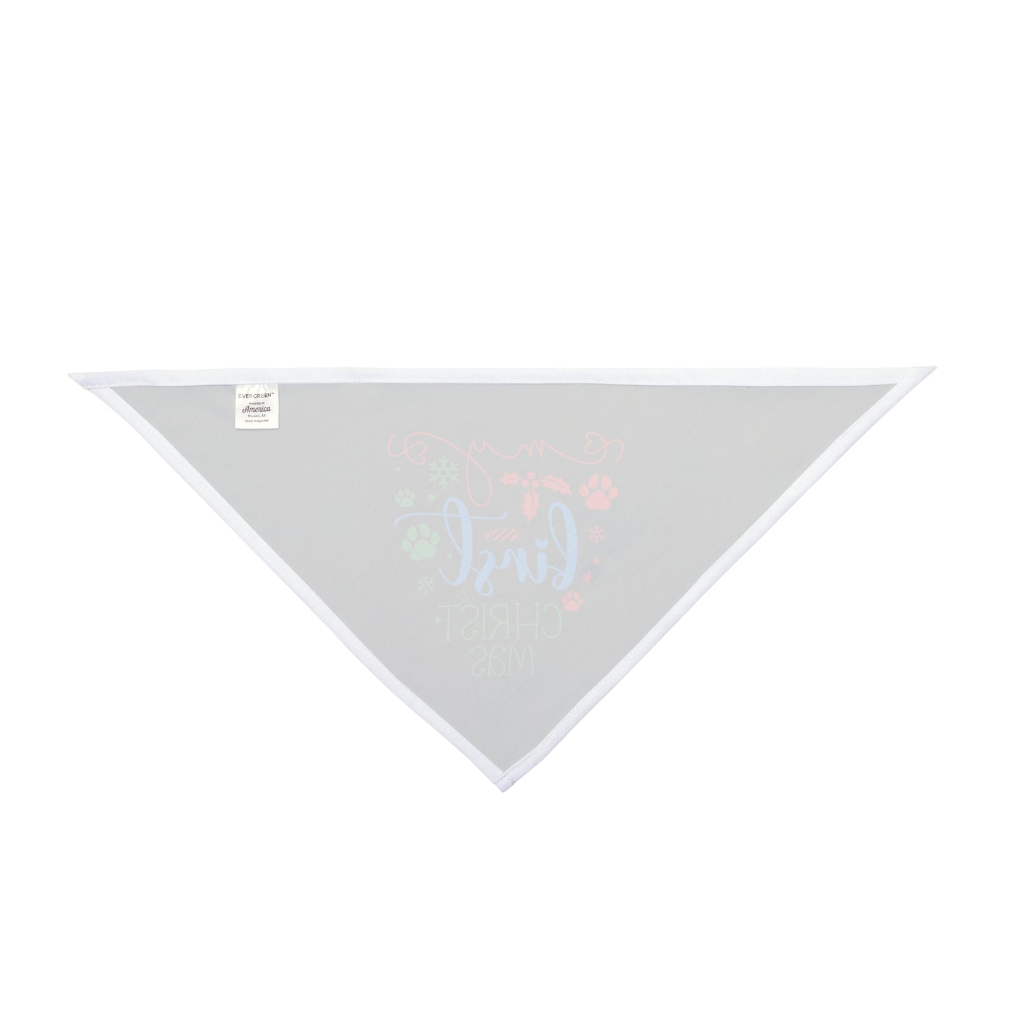 My First Christmas |Pet Bandana | Black