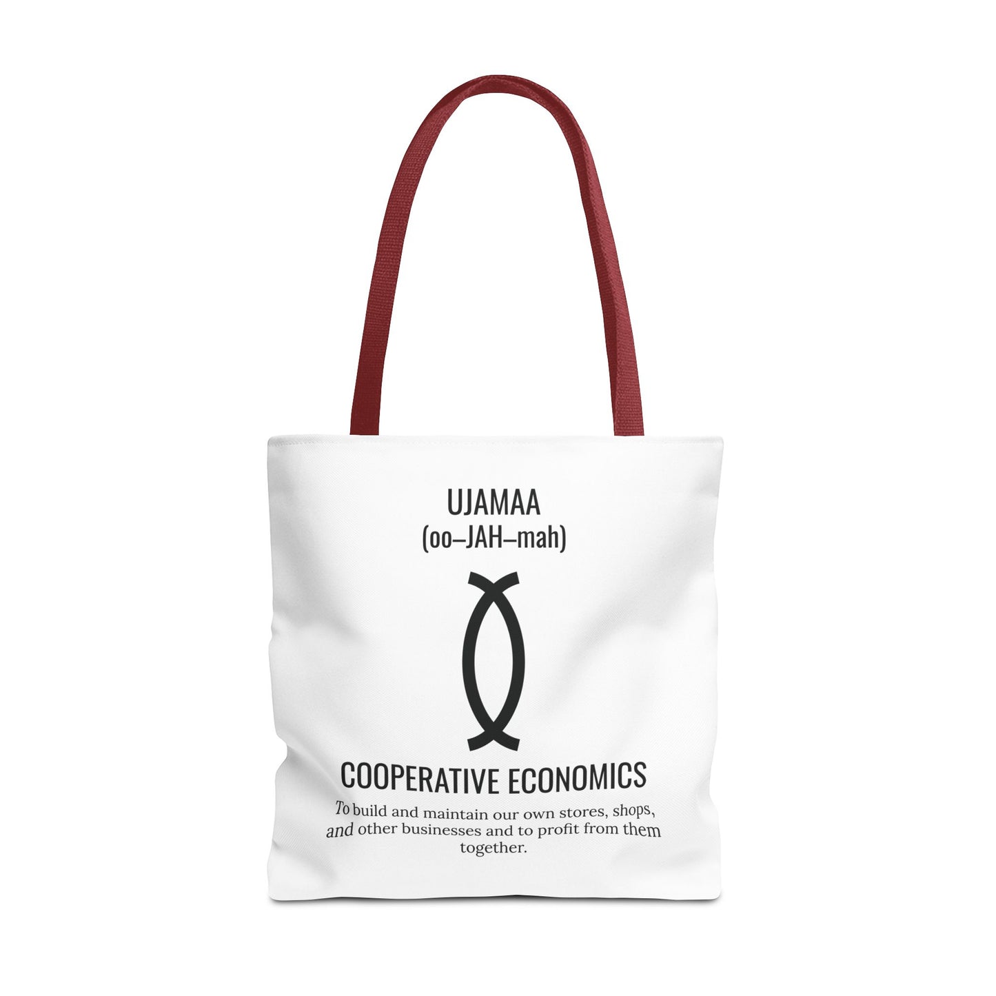 Ujamaa (Day 4) |Cooperative Economics | Tote Bag | White