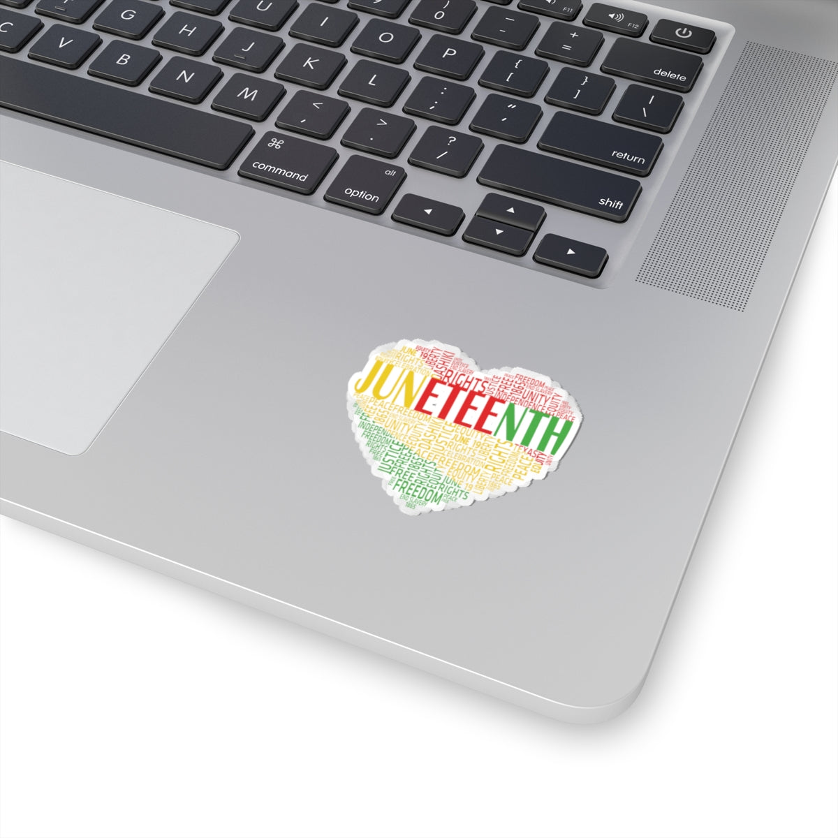 Juneteenth Heart | Kriss-Cut Stickers | Version 1