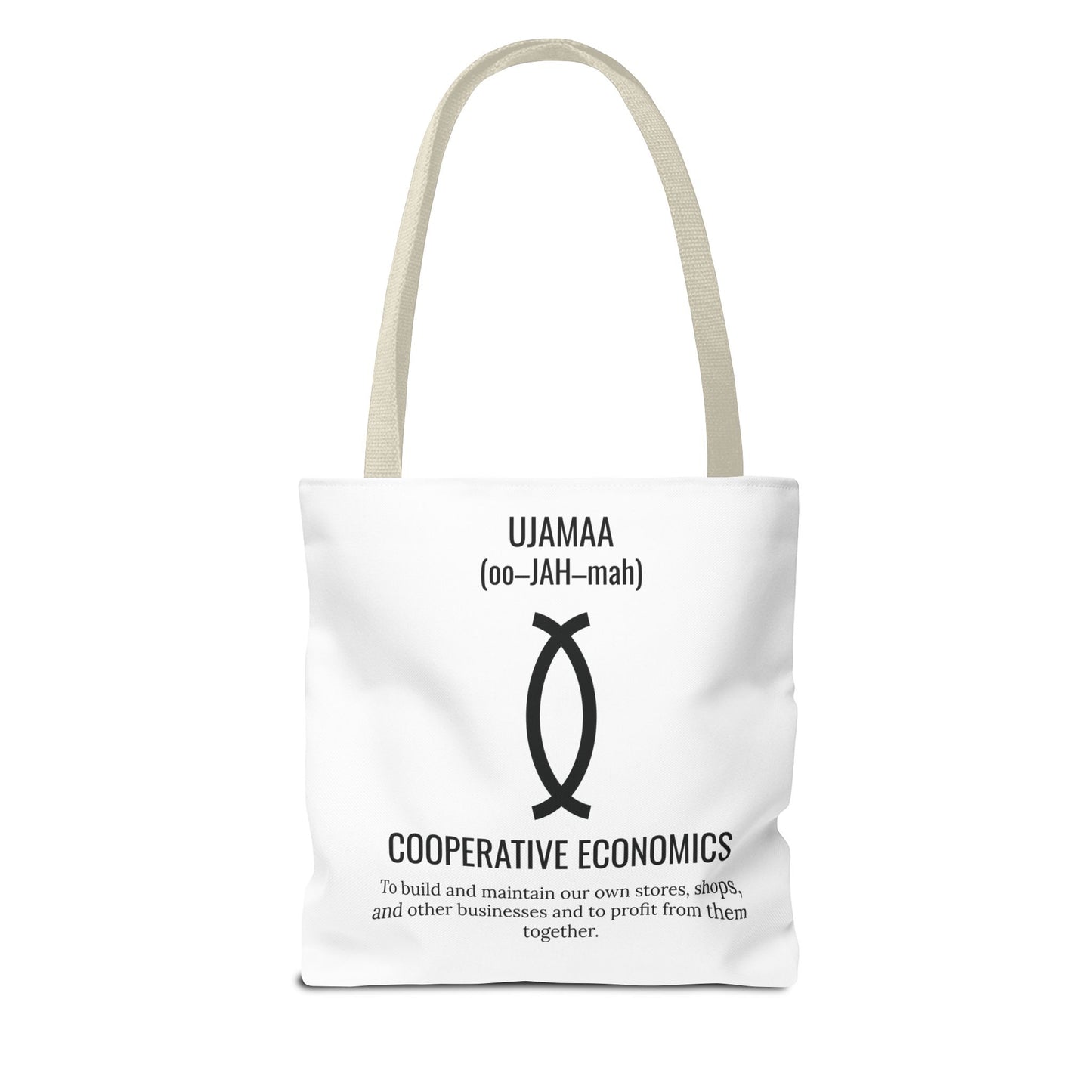 Ujamaa (Day 4) |Cooperative Economics | Tote Bag | White