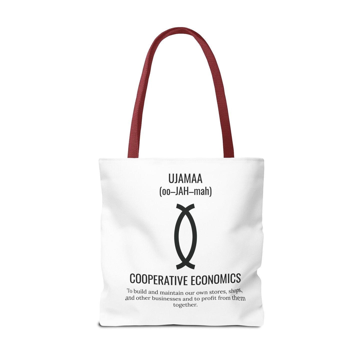Ujamaa (Day 4) |Cooperative Economics | Tote Bag | White