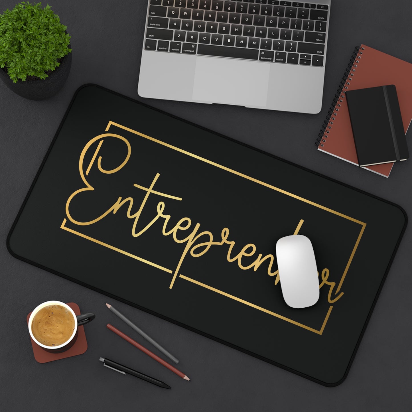 Entrepreneur | Desk Mat | Black