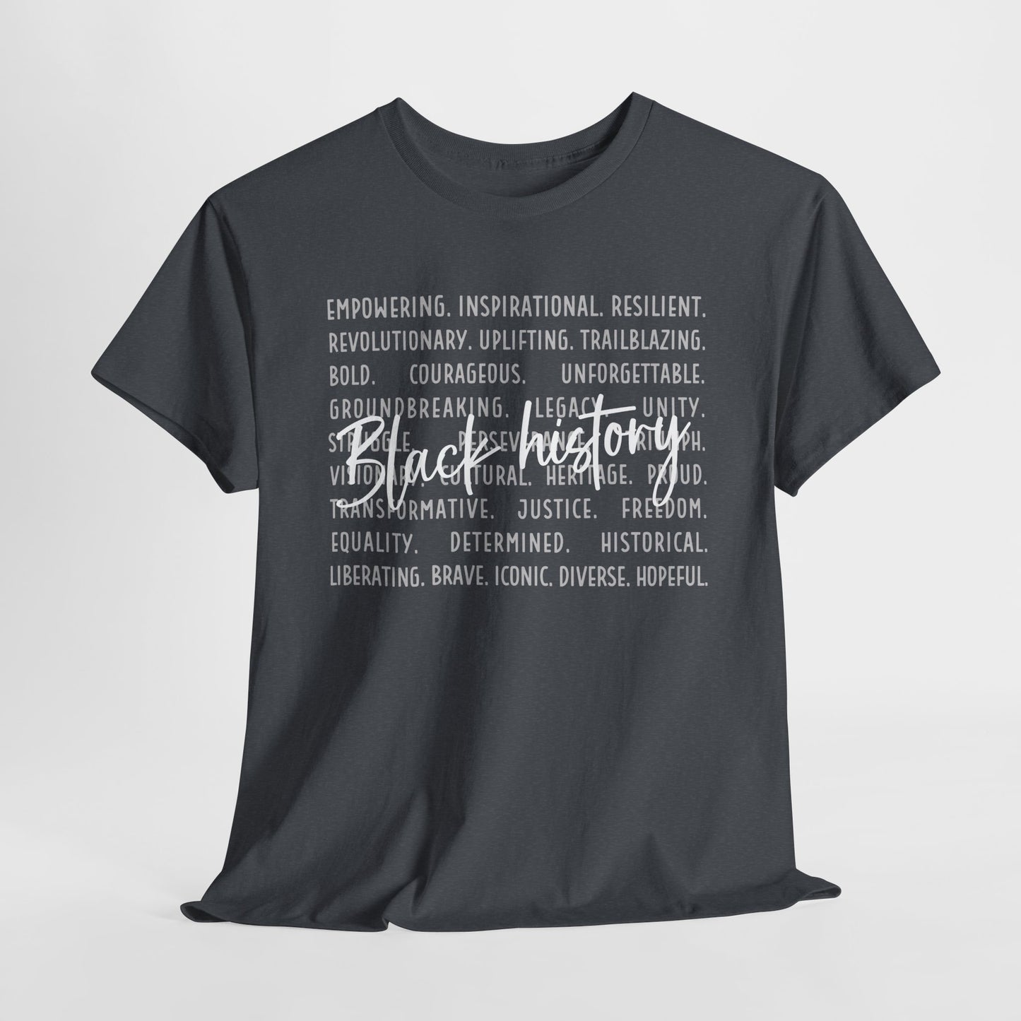 Black History - Empowerment | White Font | T-Shirt