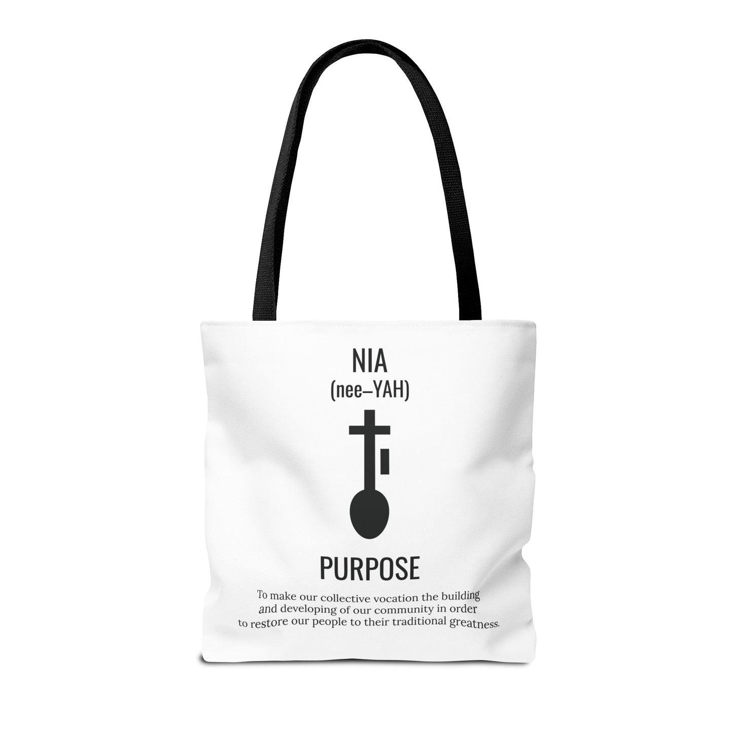 Nia (Day 5) | Purpose | Tote Bag | White