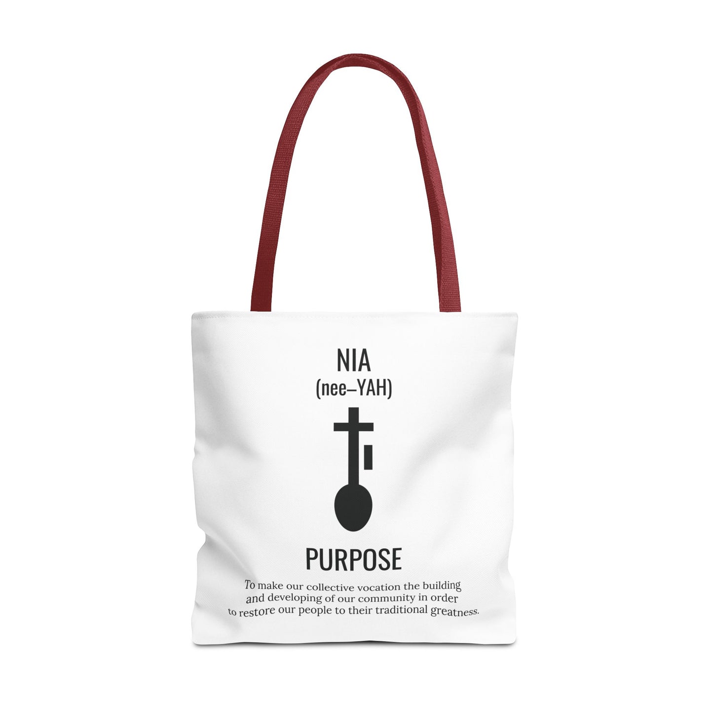 Nia (Day 5) | Purpose | Tote Bag | White