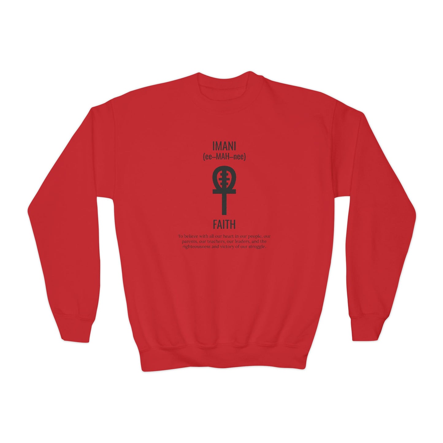 Imani (Day 7) Faith | Youth Crewneck Sweatshirt