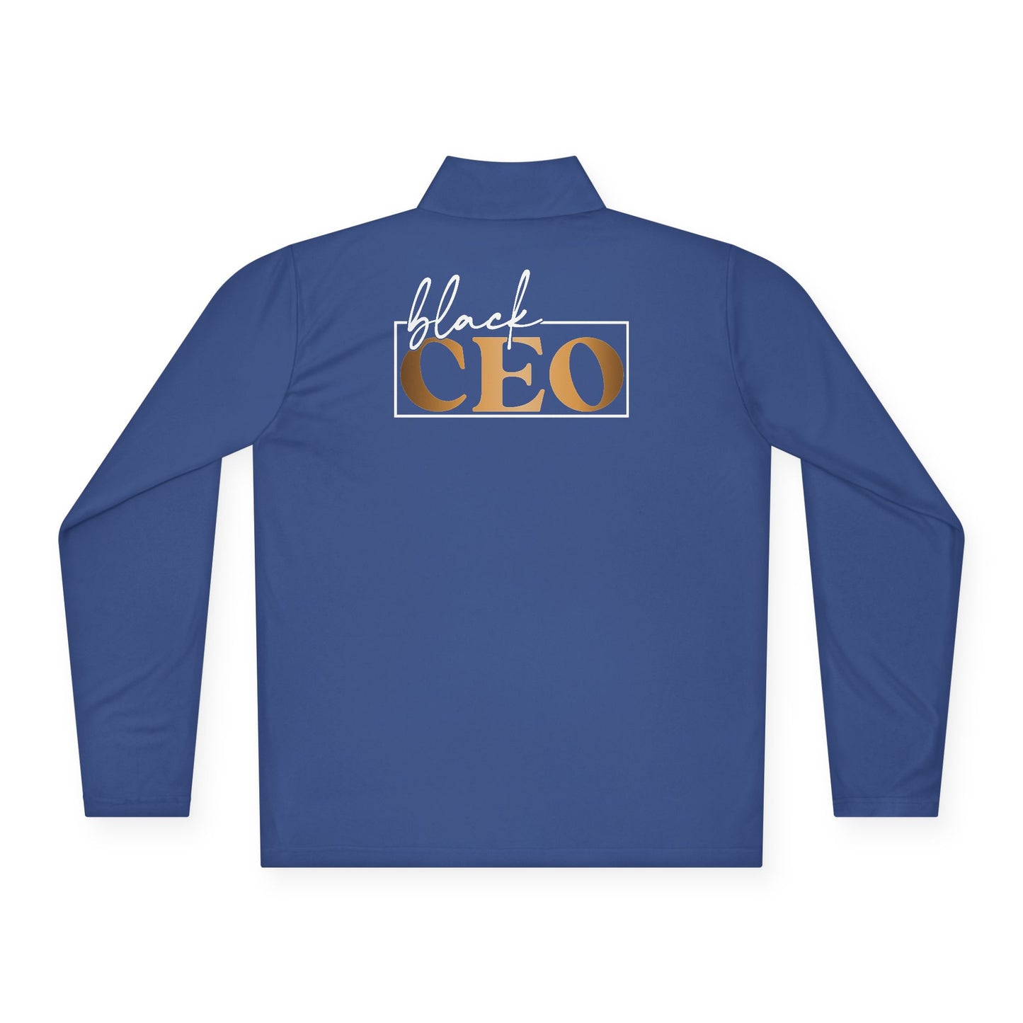 Black CEO |Quarter Zip Pullover| 1-Sided Print