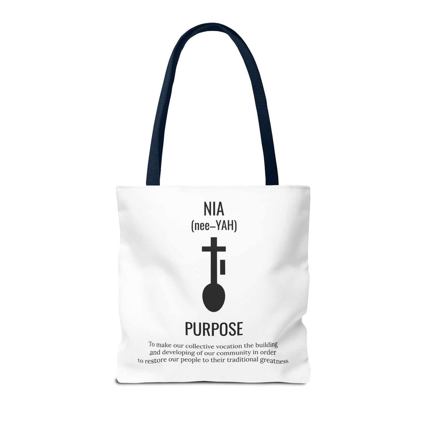 Nia (Day 5) | Purpose | Tote Bag | White