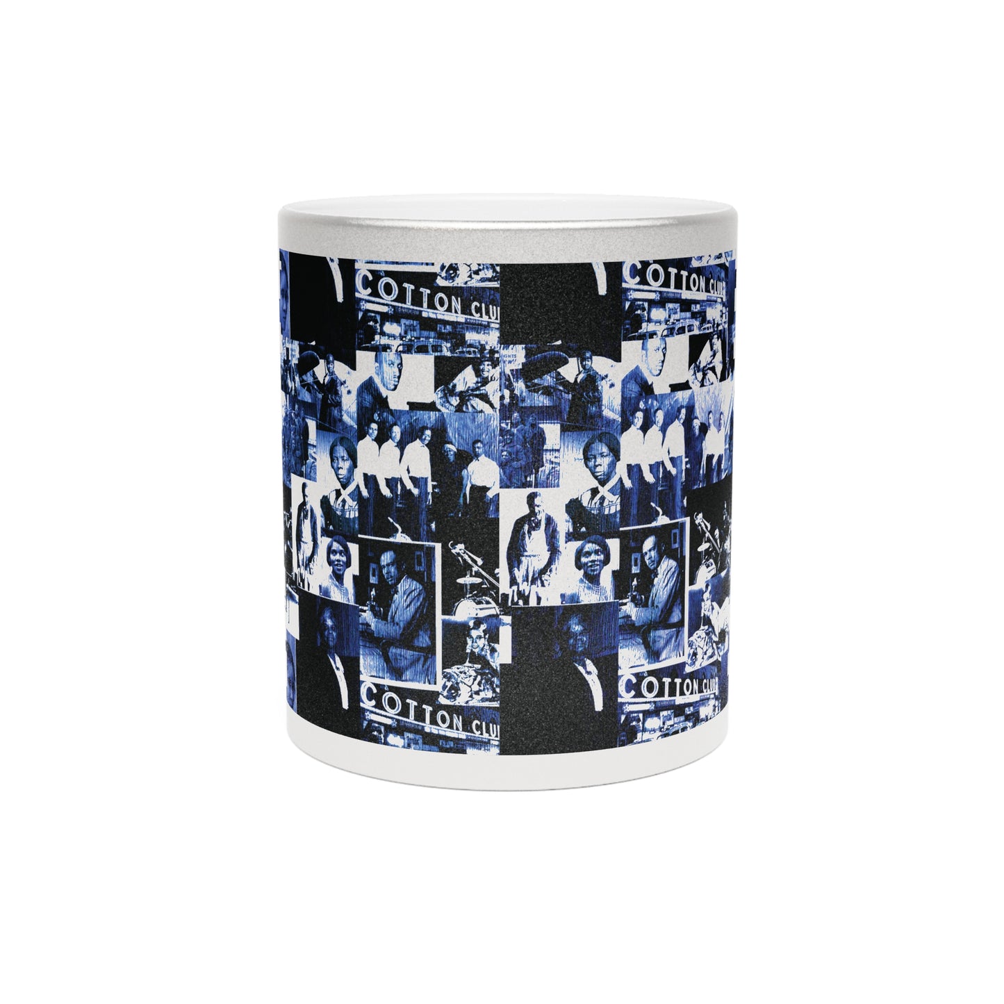 Black History 1920's Greatness (Blue) (Silver Metallic Version) |Coffee & Tea Mug | Full Print| 11 Oz.