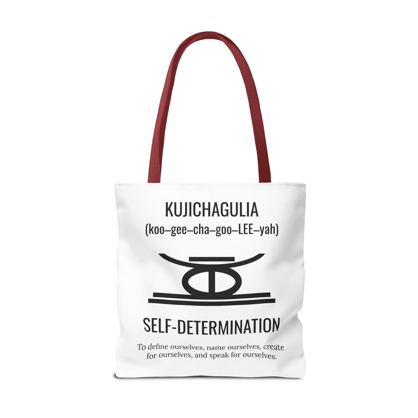 Kujichagulia (Day 2) | Self Determination | Tote Bag | White
