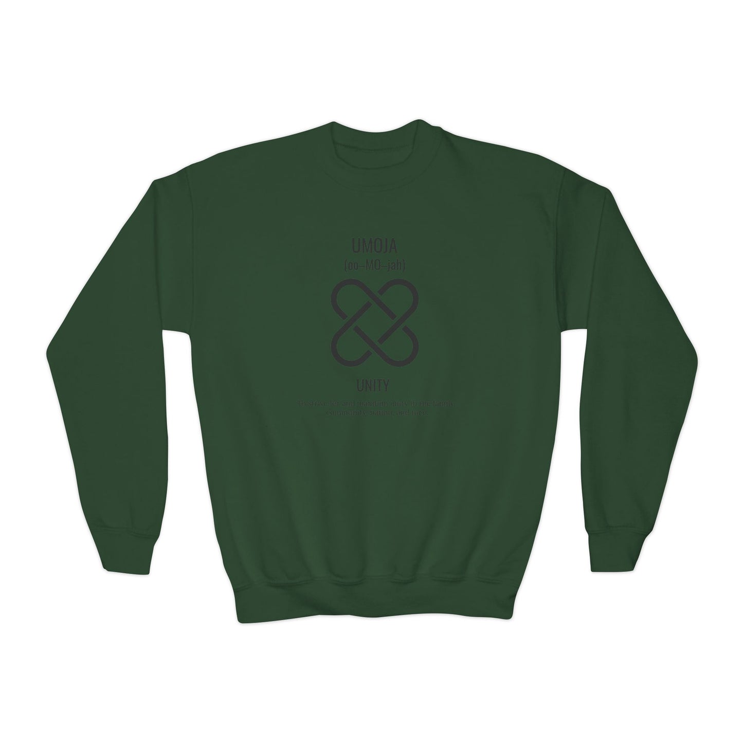 Umoja (Day 1) |Unity | Youth Crewneck Sweatshirt
