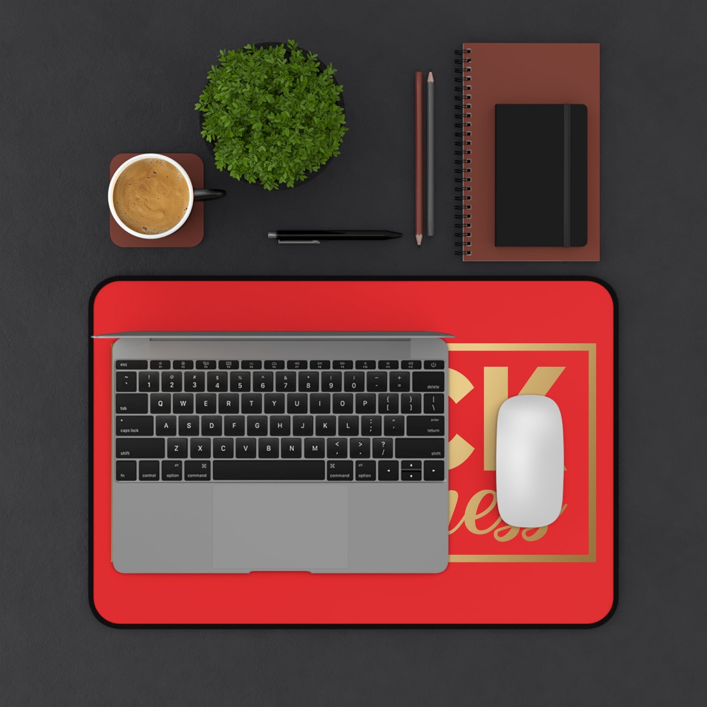 BLACK In Business | Desk Mat | Red