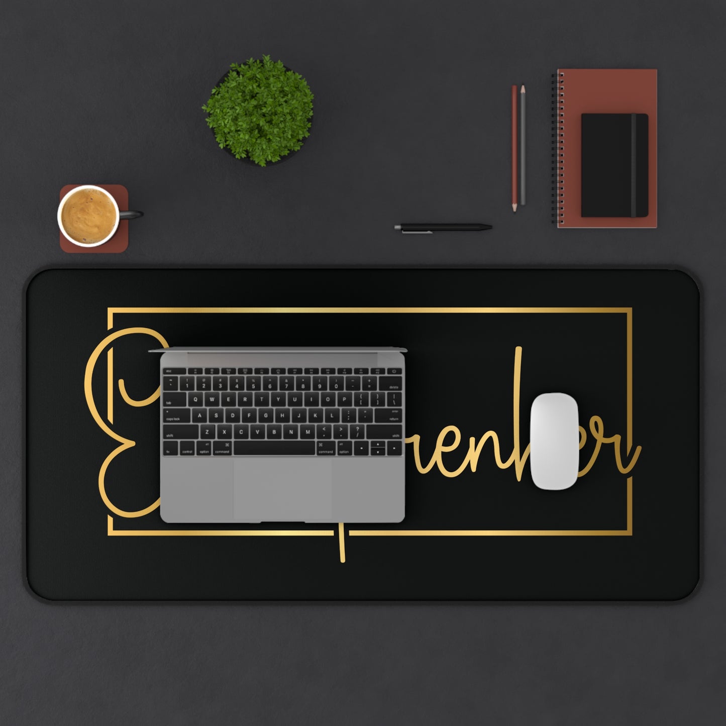 Entrepreneur | Desk Mat | Black
