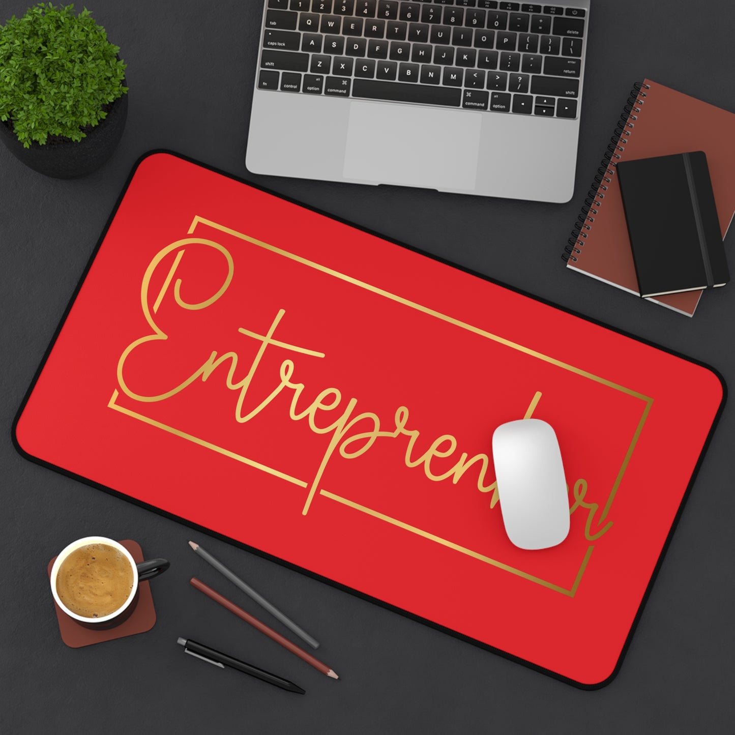 Entrepreneur | Desk Mat | Red