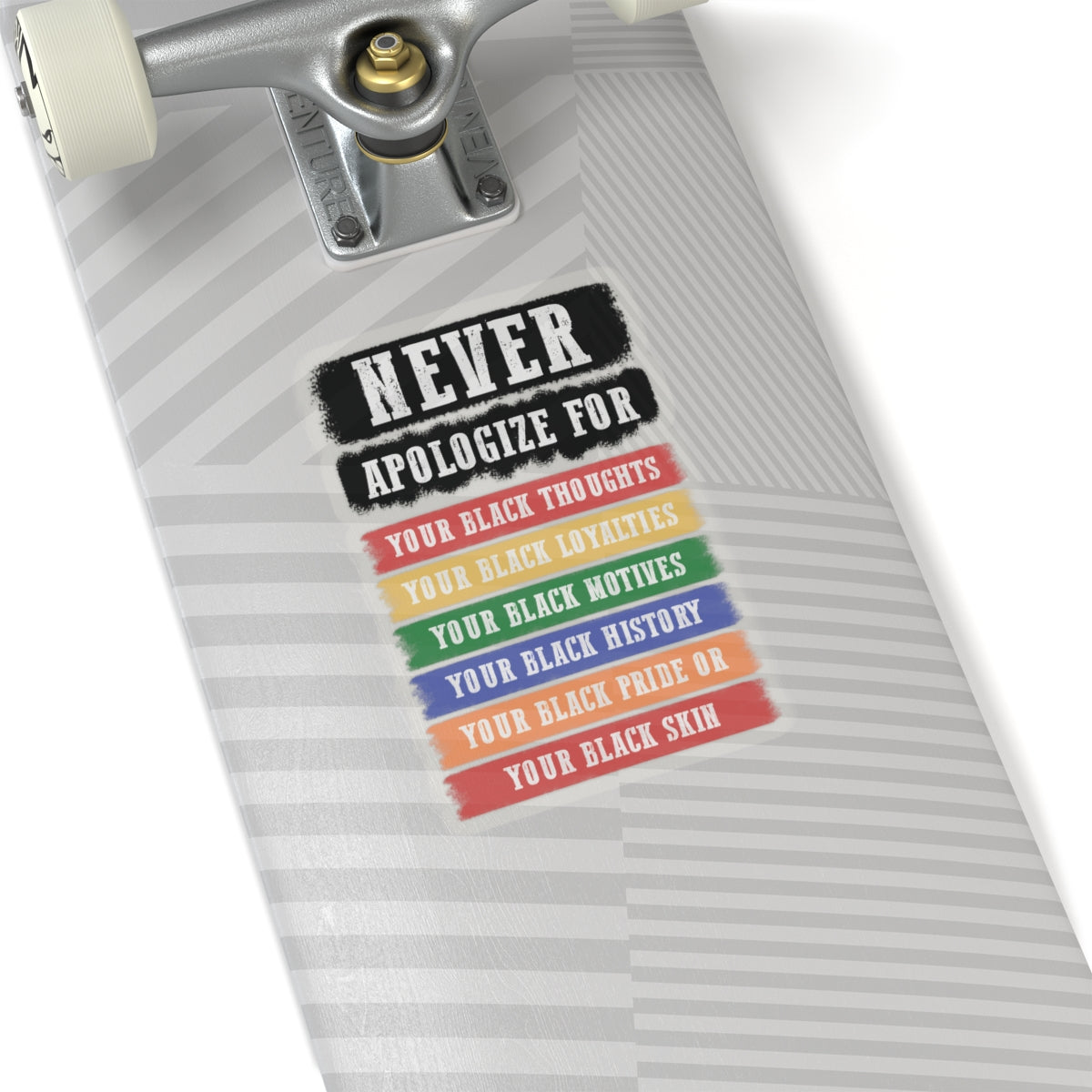 Never Apologize | Version 2 |Kriss-Cut Stickers