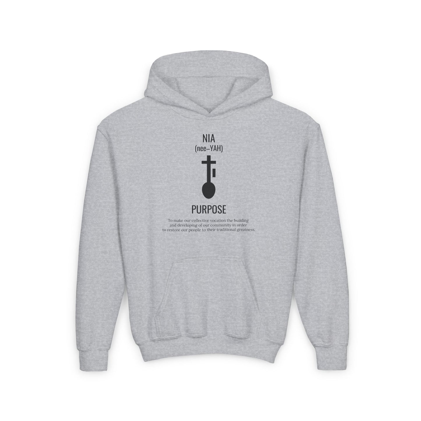 Nia (Day 5) | Purpose | Youth Hooded Sweatshirt