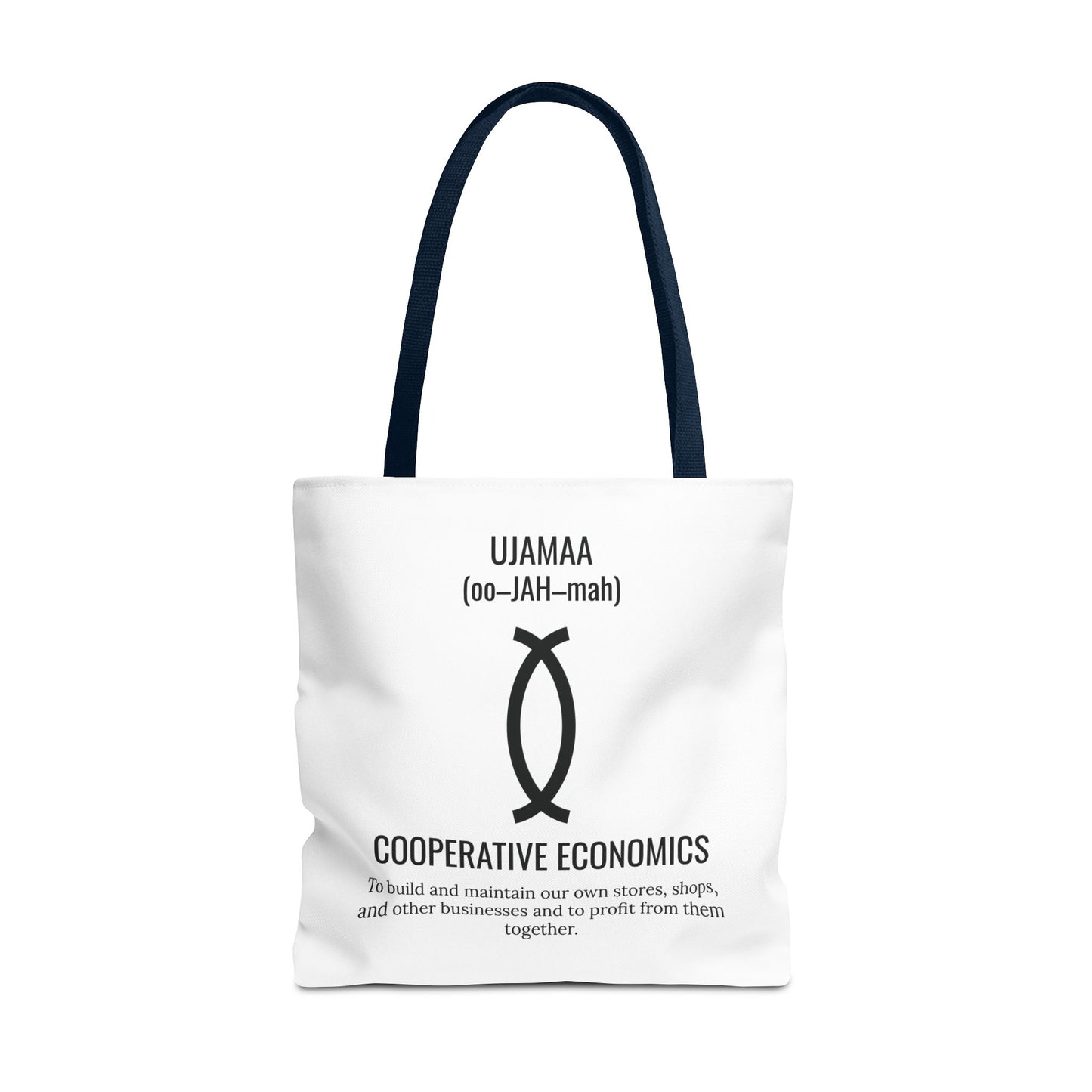 Ujamaa (Day 4) |Cooperative Economics | Tote Bag | White