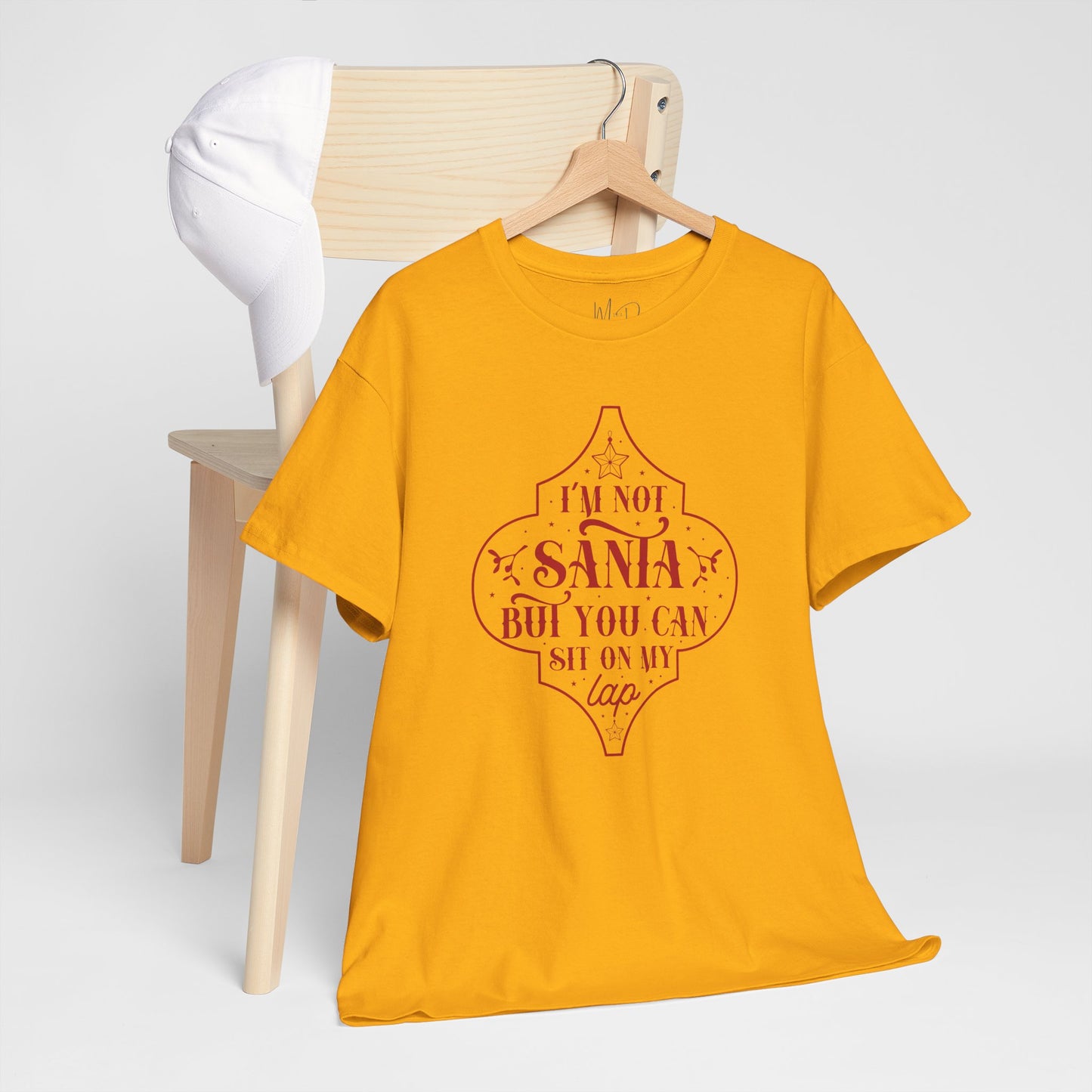 I’m Not Santa, But You Can Sit on My Lap | T-Shirt | Red Print