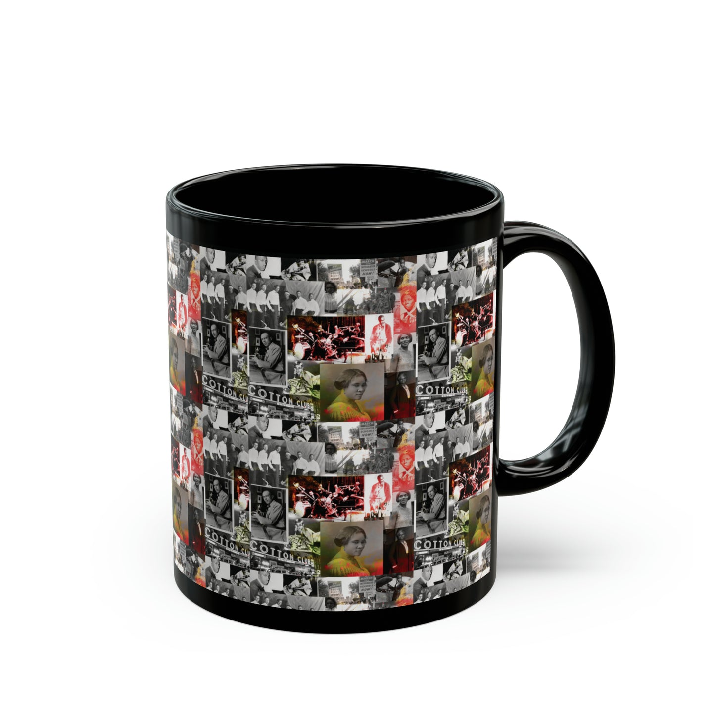 Black History 1920's Greatness (Red) (Black Version) |Coffee & Tea Mug | Full Print| 11 Oz.