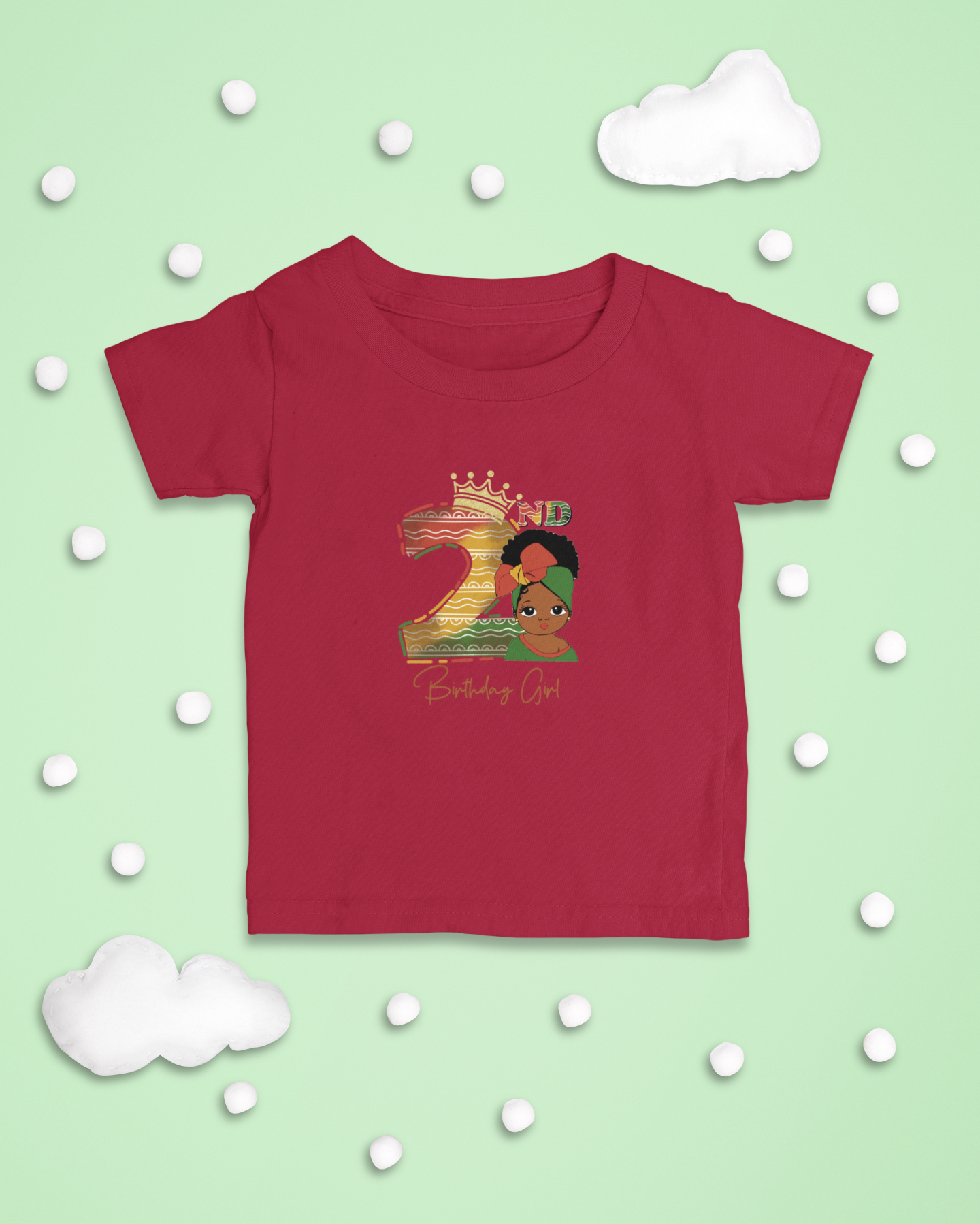 2nd Princess Birthday Girl Juneteenth T-Shirt