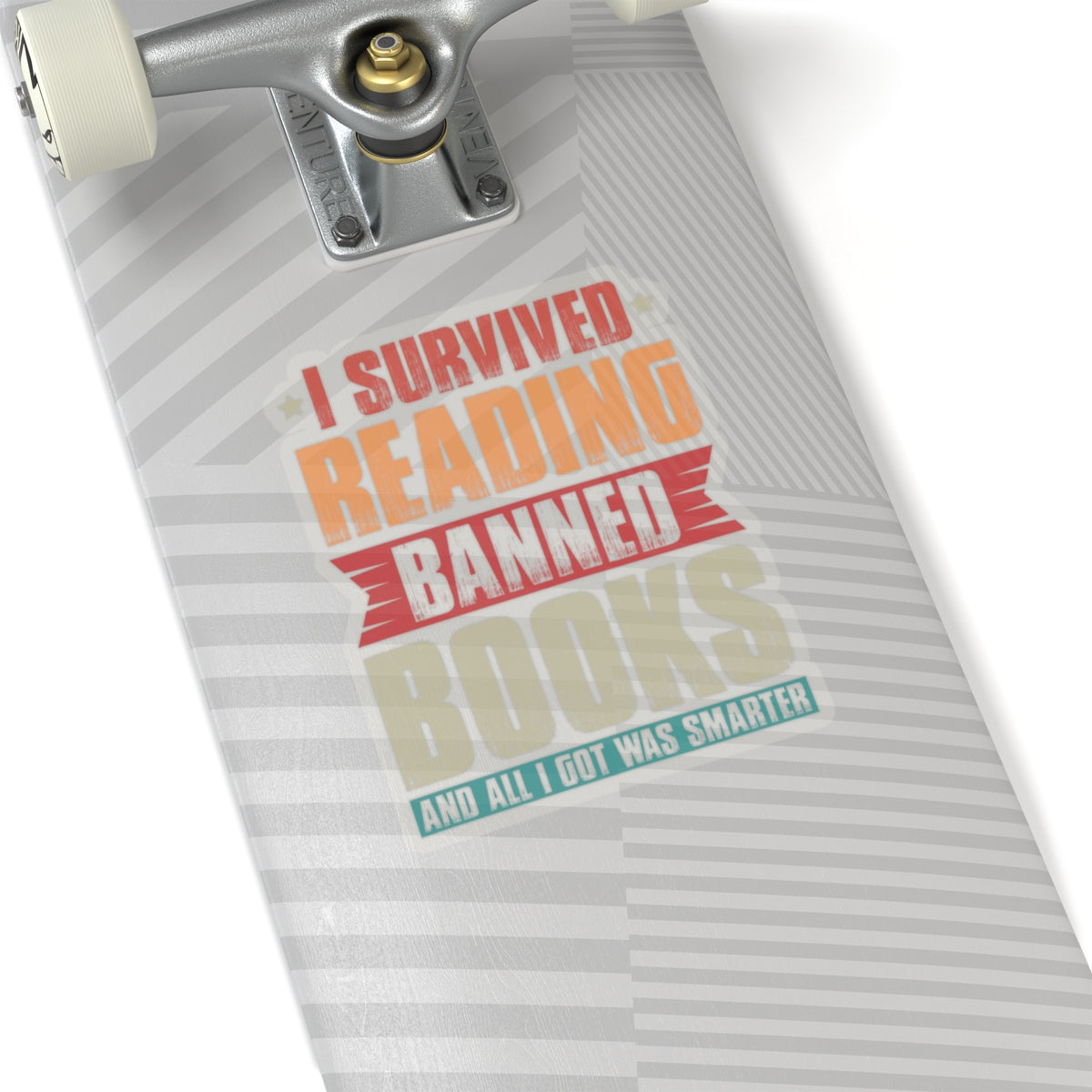I Survived Reading Banned Books | Kriss-Cut Stickers | Multicolor