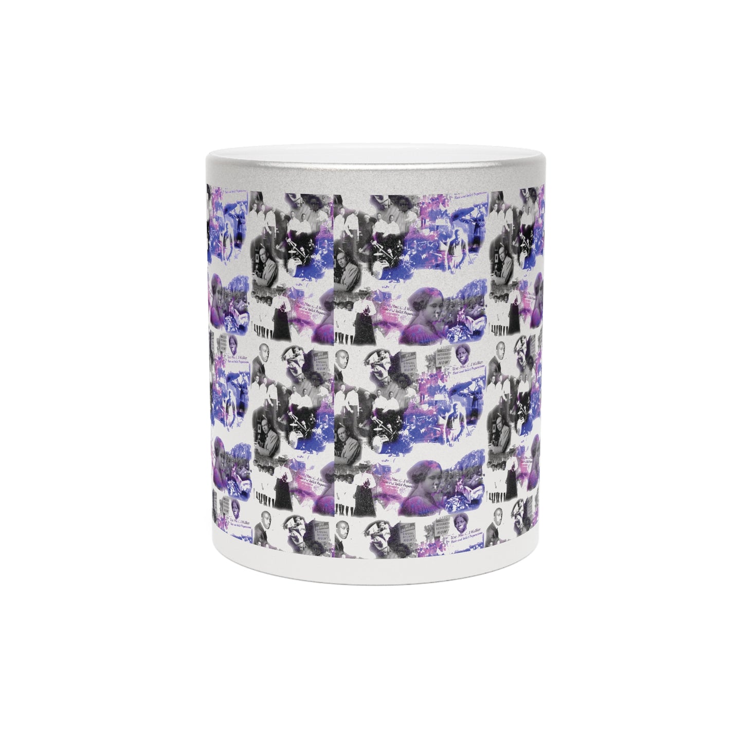 Black History 1920's Greatness (Purple) (Silver Metallic Version) |Coffee & Tea Mug | Full Print| 11 Oz.